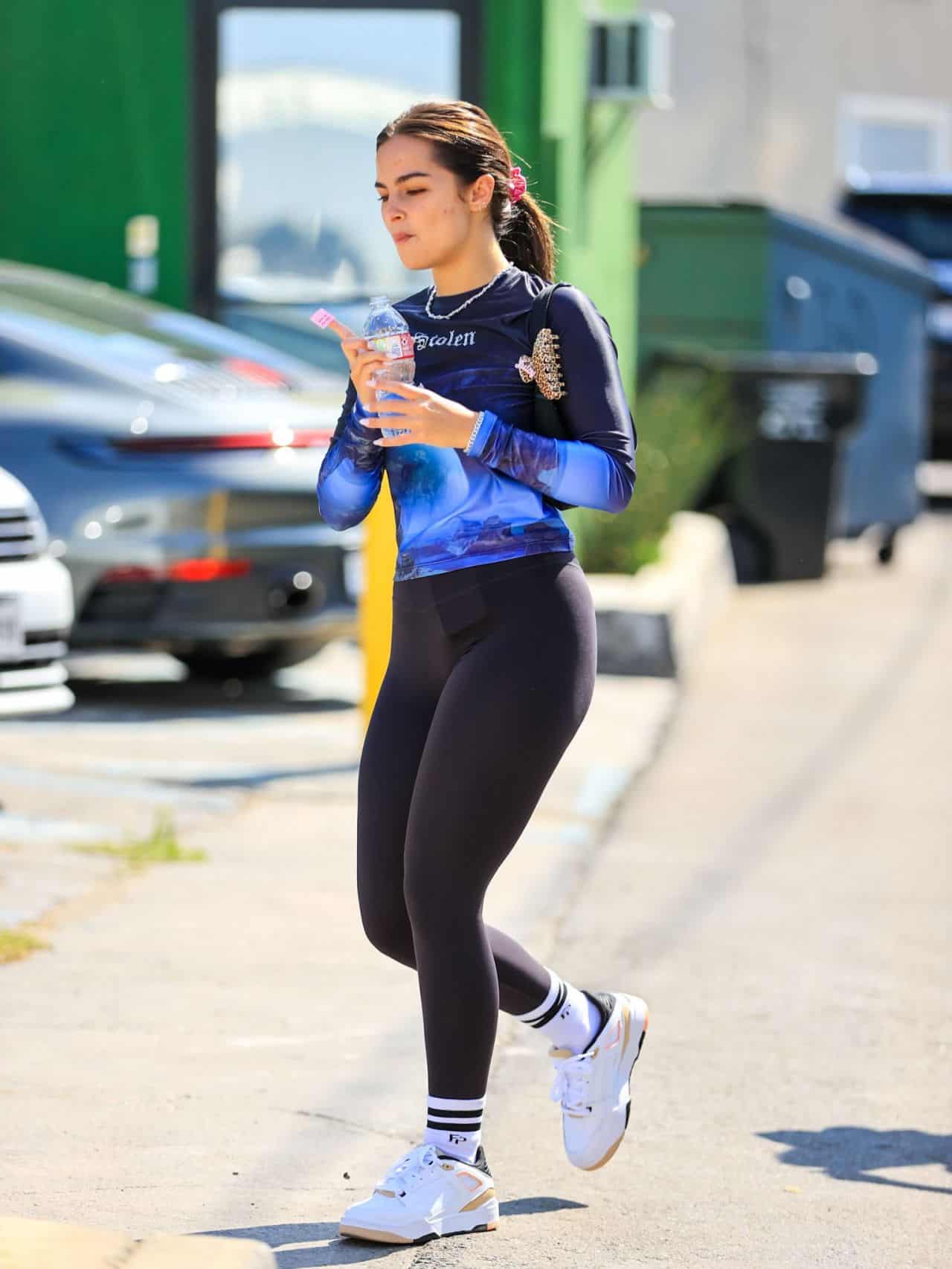 Addison Rae Hits the Gym in Colorful Sporty Outfit in Los Angeles