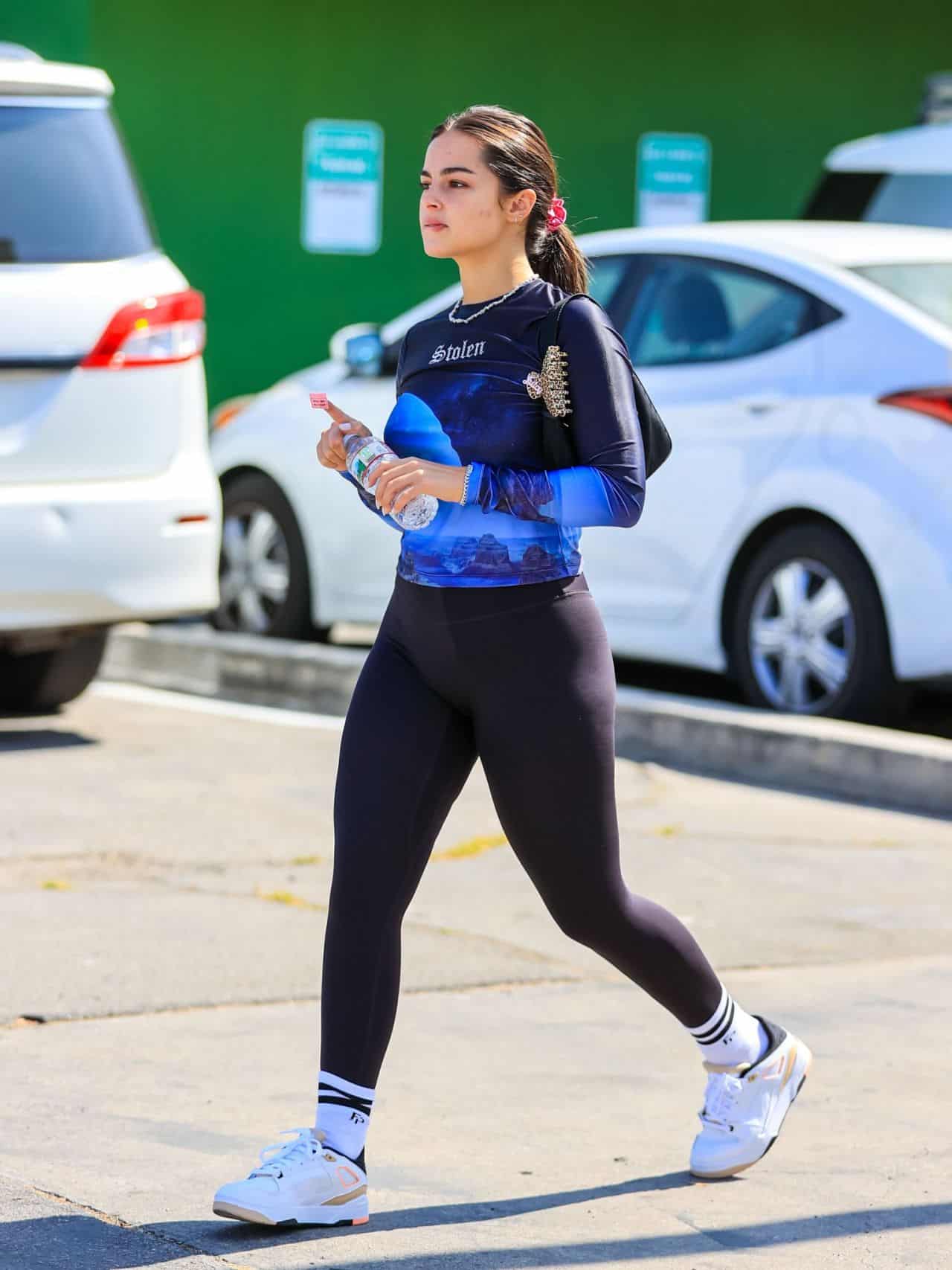 Addison Rae Hits the Gym in Colorful Sporty Outfit in Los Angeles