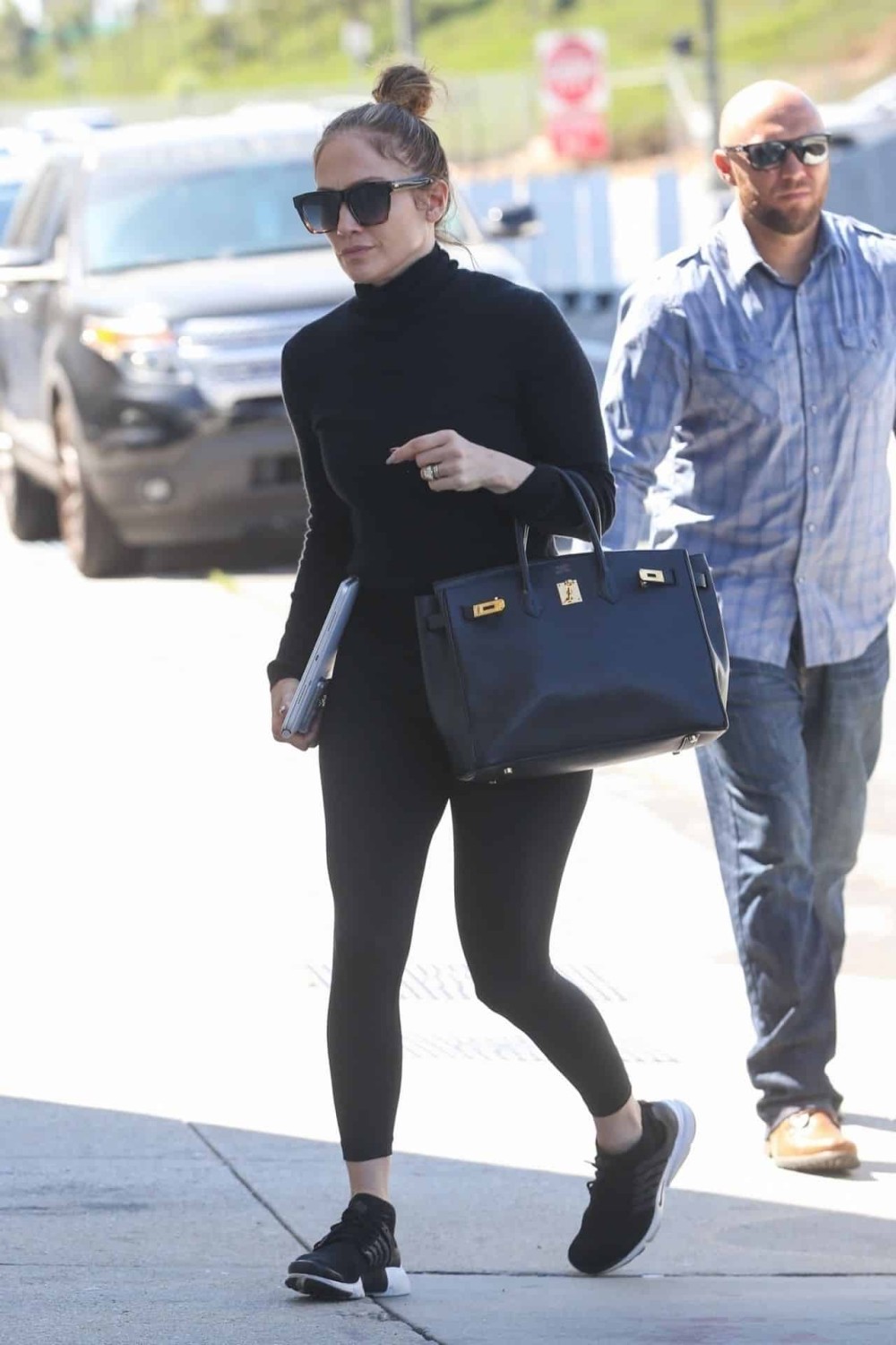 Jennifer Lopez Looks Chic in All-black at her Business Meeting in LA ...