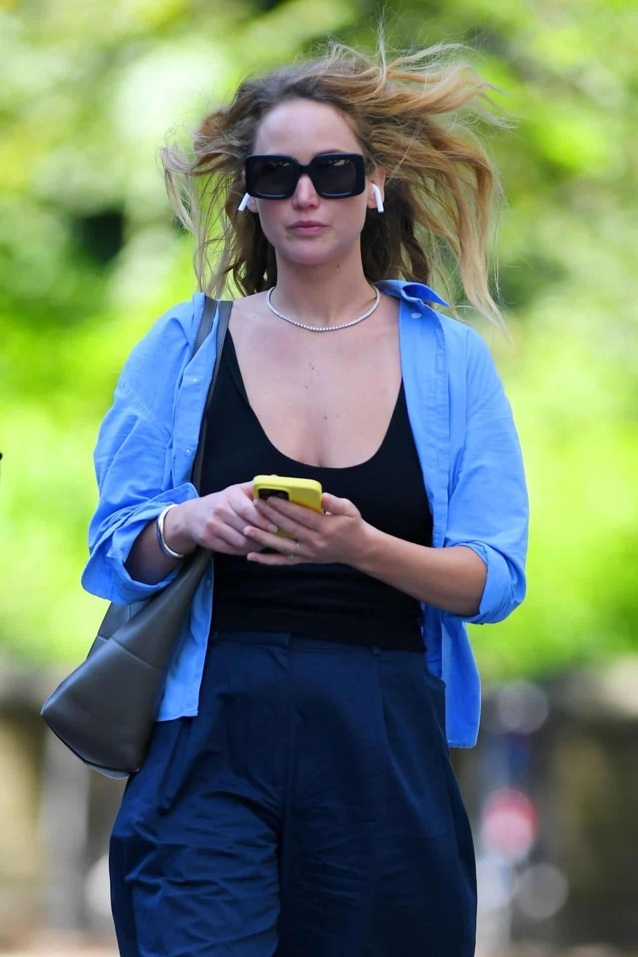 Jennifer Lawrence Out in New York City
