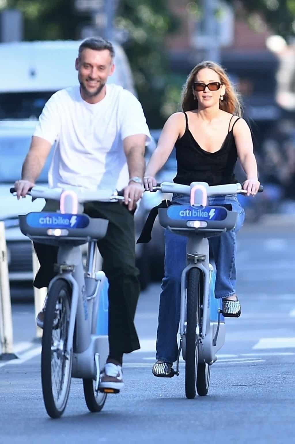 Jennifer Lawrence - Enjoys Bike Ride in New York - June 25, 2024 - 1