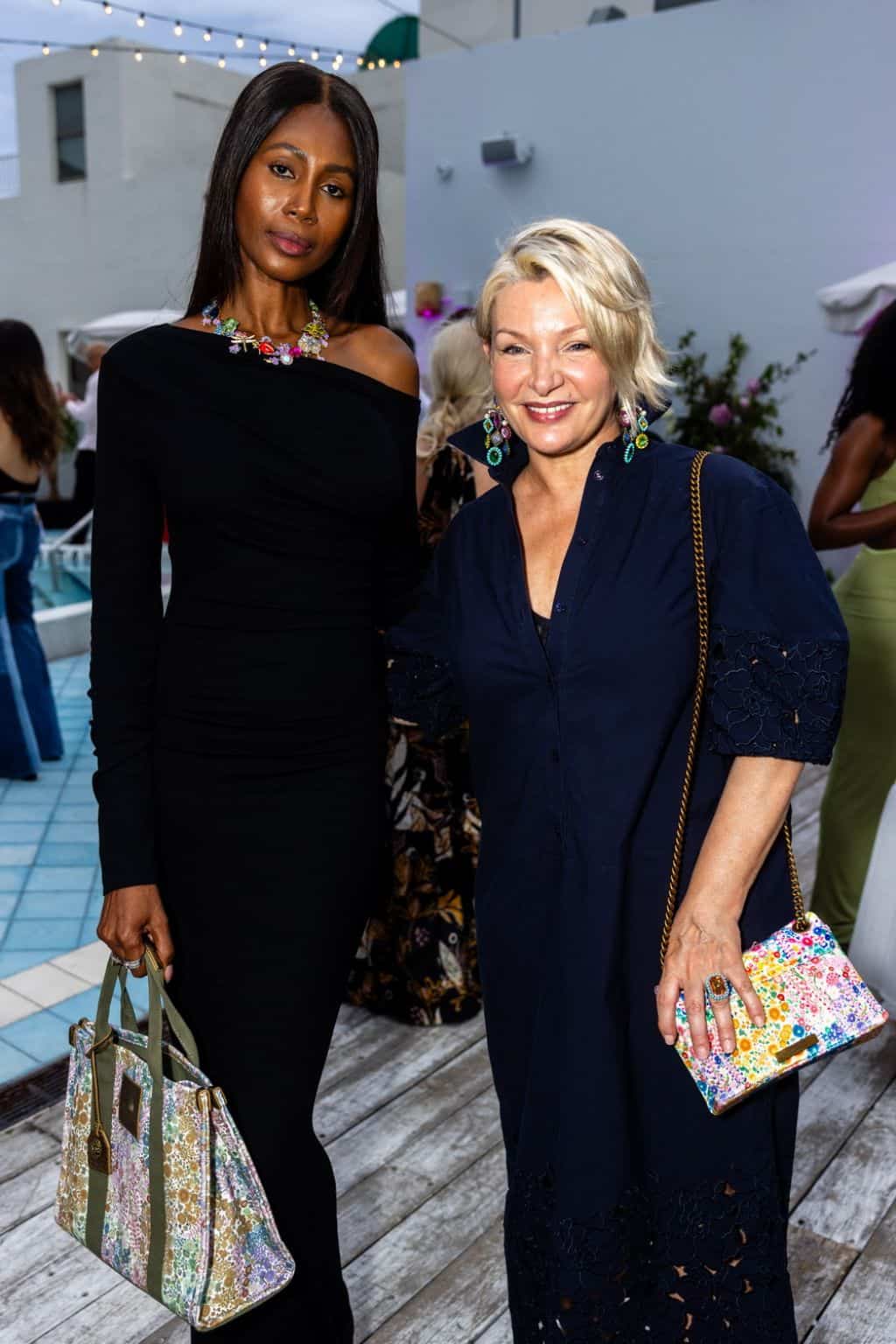 Kiki Barth Poses at Kurt Geiger's Floral Couture Collection Launch in Miami - June 14, 2024 - 1