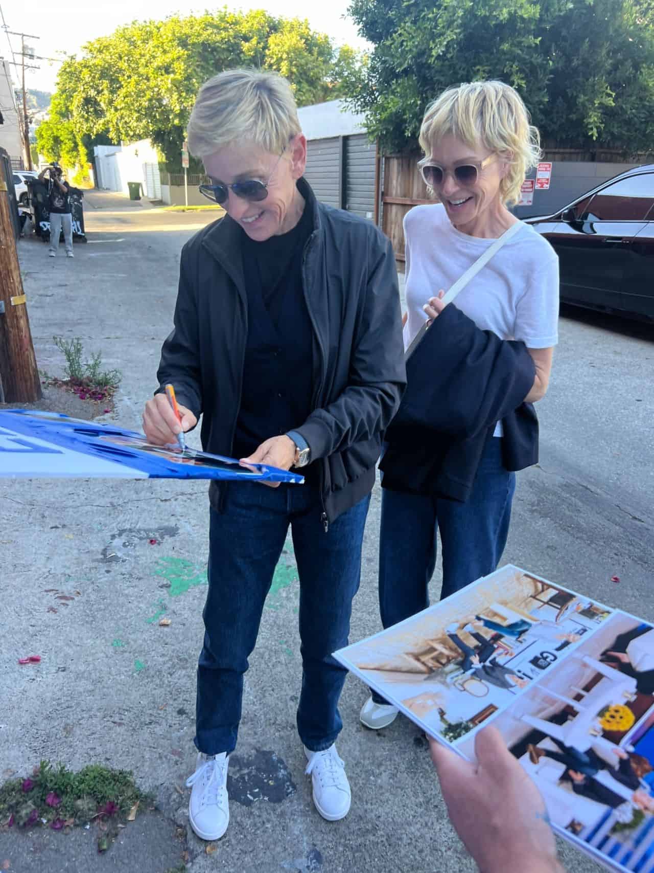 Portia De Rossi And Ellen Degeneres Arriving For Ellen's Comedy Tour In Los Angeles - June 13, 2024 - 1