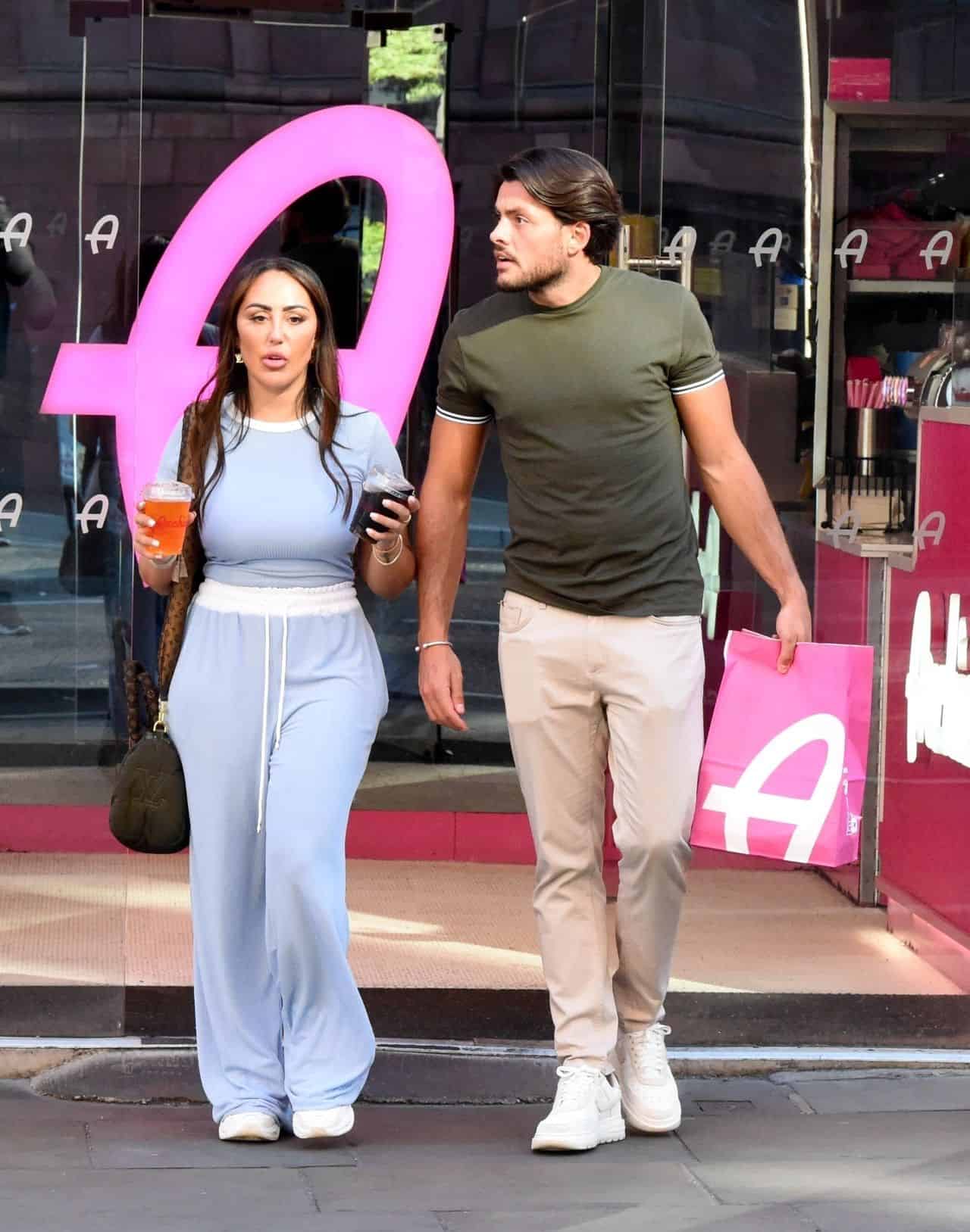 Sophie Kasaei and Jordan Brook - Fun at Archie's Burger and Milkshake Bar in Manchester - June 23, 2024 - 1