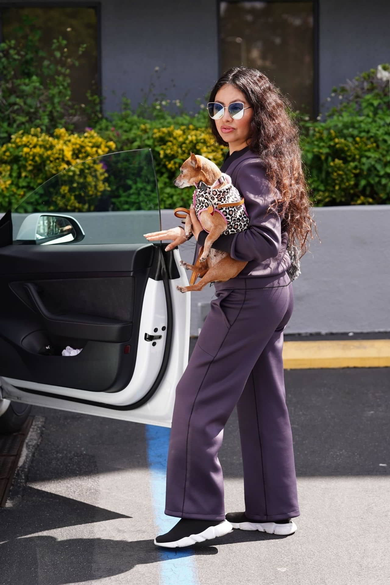 Keyla Wood in a Tracksuit at Coffee Bean in Studio City, March 23, 2023 - 1