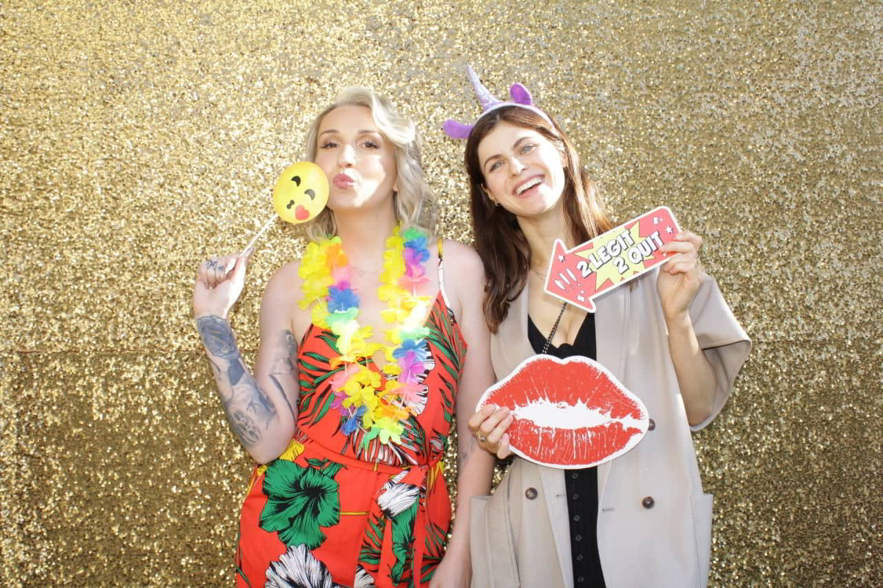 Alexandra Daddario at Why Women Kill Wrap Party Photobooth - August 25, 2019 - 1