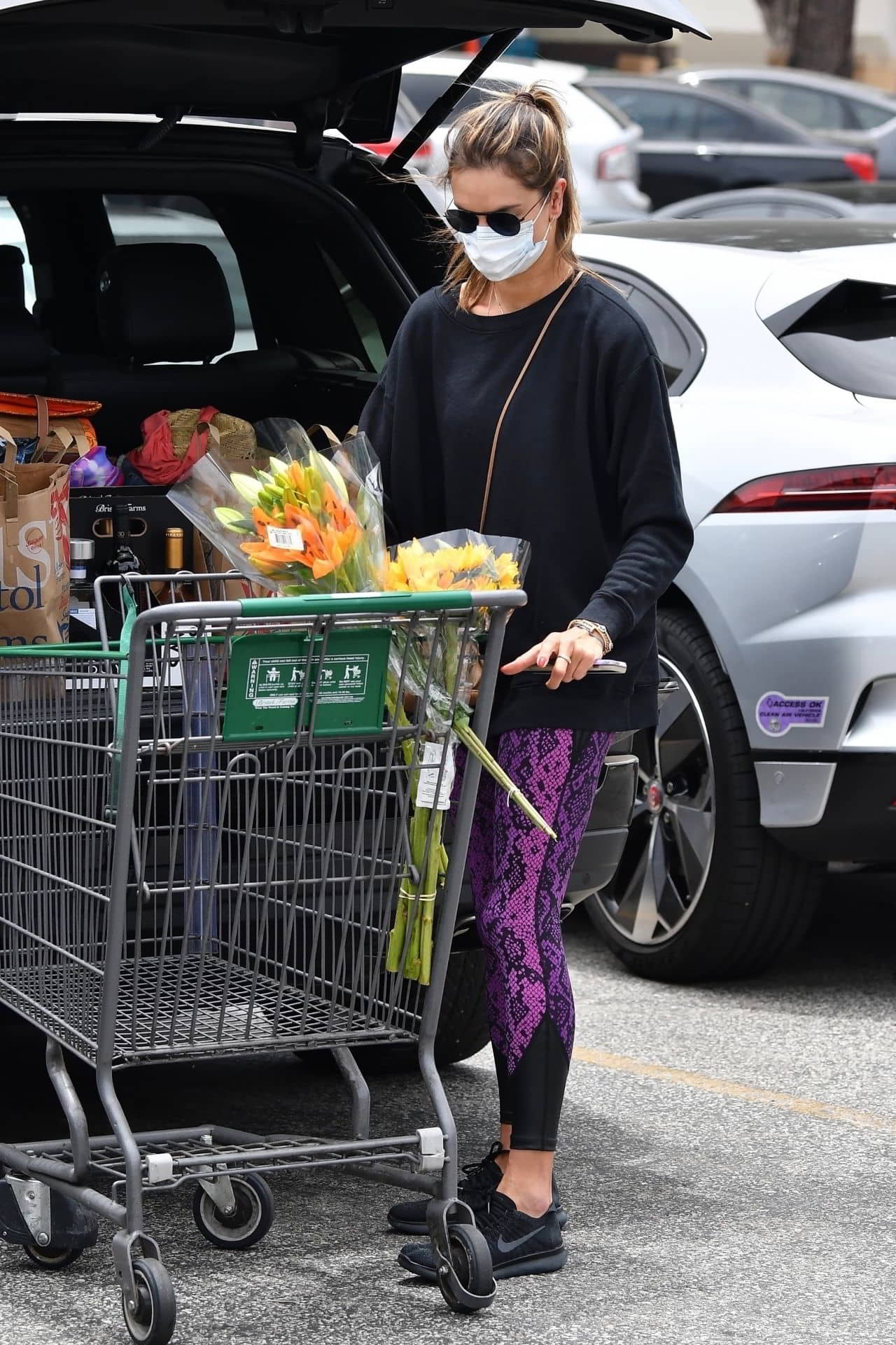 Alessandra Ambrosio Shopping in Los Angeles - June 20, 2020 - 1