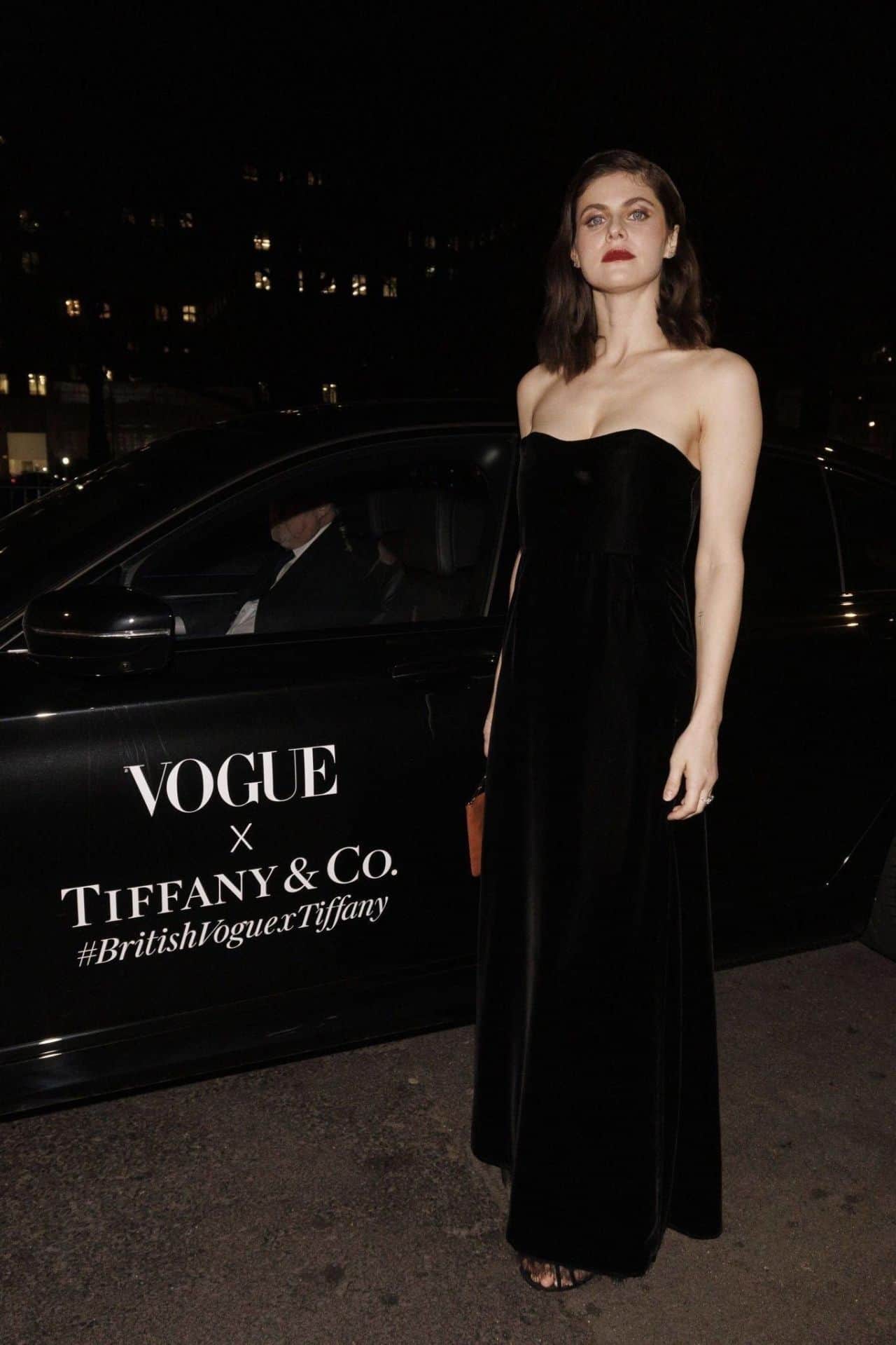 Alexandra Daddario Shines at British Vogue and Tiffany & Co.'s Party in London - 1