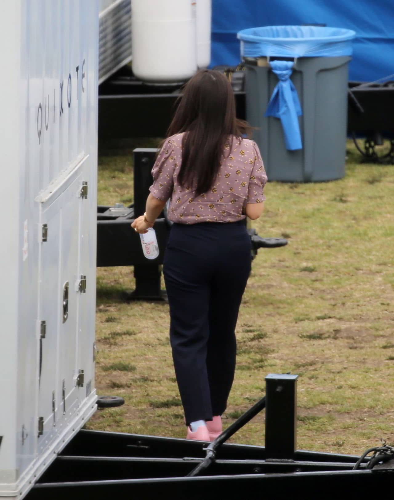 America Ferrera on the Barbie Movie Filming Set in Los Angeles - June 22, 2022 - 1