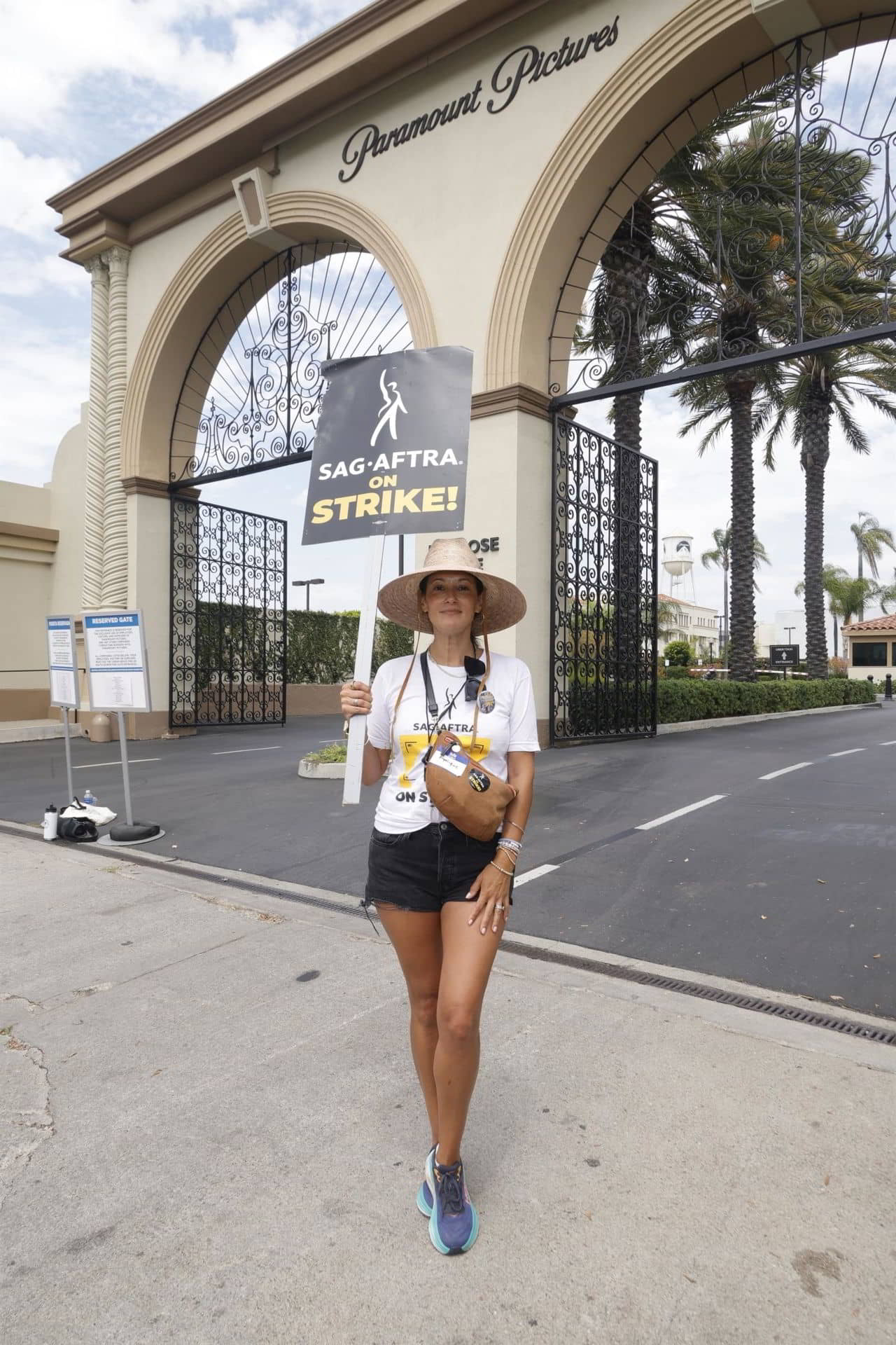 Angelique Cabral at the SAG-AFTRA and WGA Strike in Hollywood - August 9, 2023 - 1