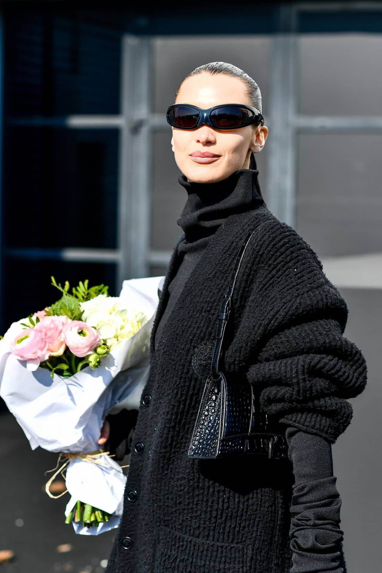 Bella Hadid's Exit from Balenciaga Fashion Show in Paris, March 6, 2022 - 1