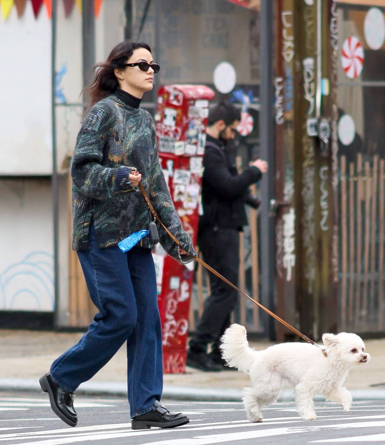 Camila Mendes' Stylish Stroll in New York City, December 28, 2023 - 1