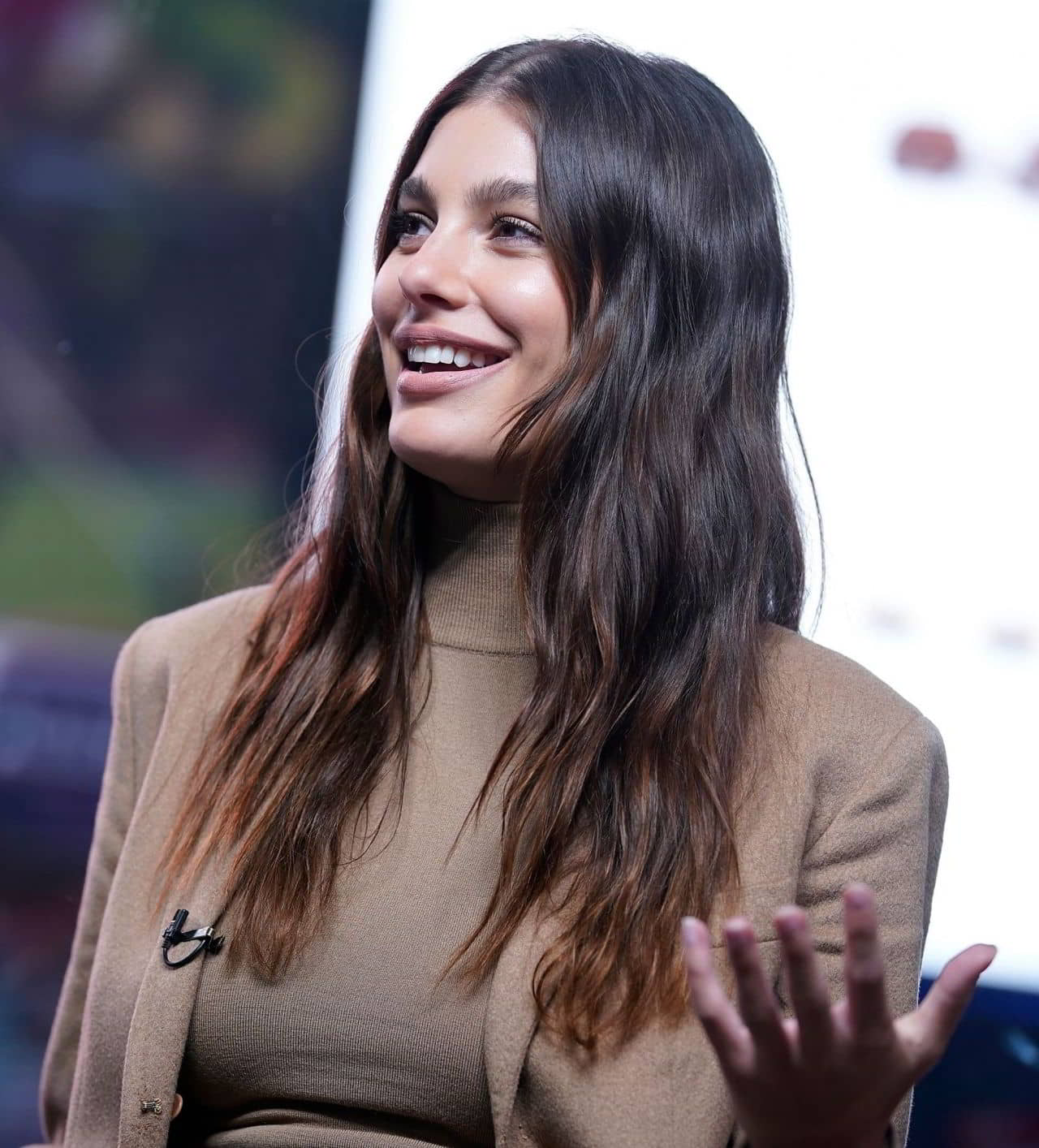 Camila Morrone's Visit to Extra at The Levi's Store Times Square in NYC - 1