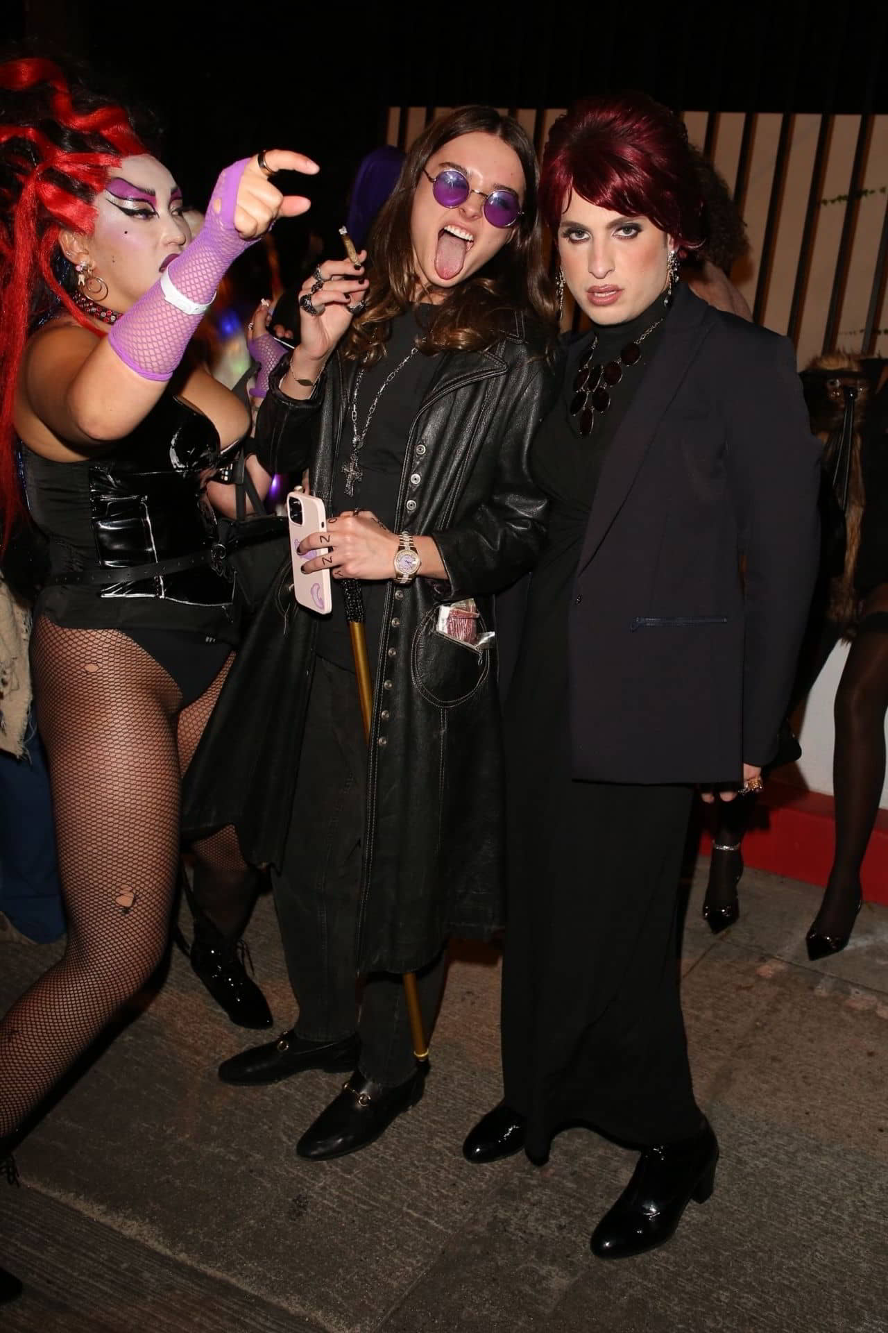 Charlotte Lawrence and Andrew Watt at Vas Morgan’s Halloween Party in West Hollywood, October 29, 2022