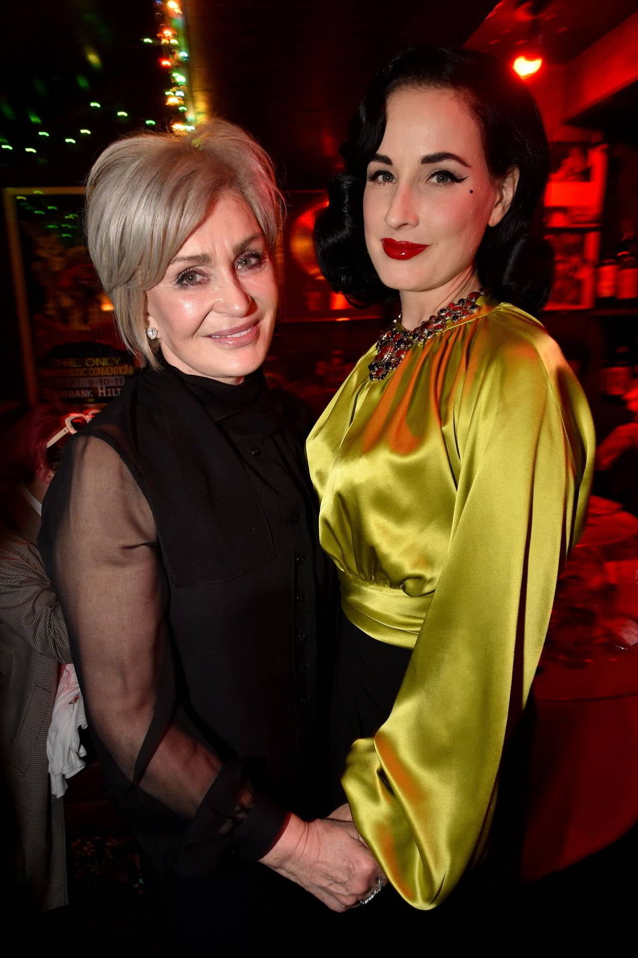 Dita Von Teese's Ozzy Osbourne Global Tattoo and Album Listening Party in LA, February 20, 2020 - 1