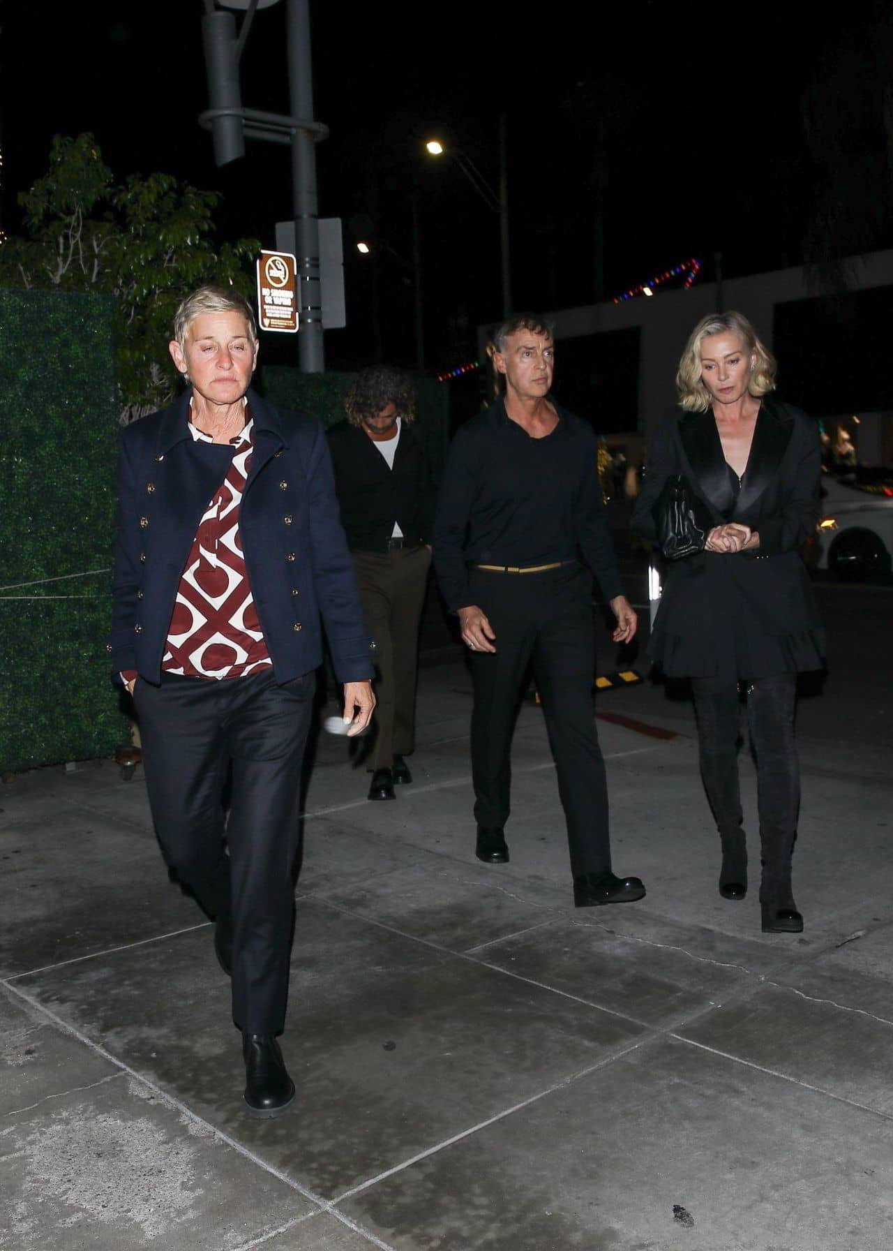 Ellen DeGeneres and Portia De Rossi at E Baldi in Beverly Hills, December 9, 2023 - 1