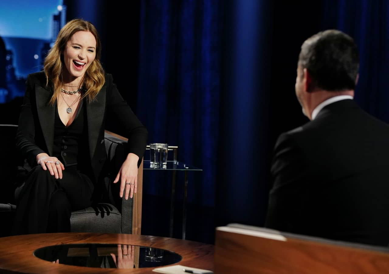 Emily Blunt on Jimmy Kimmel Live in LA, May 26, 2021 - 1