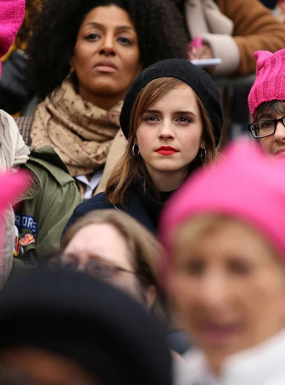 Emma Watson Joins Women's March Against Trump In Washington DC - 1