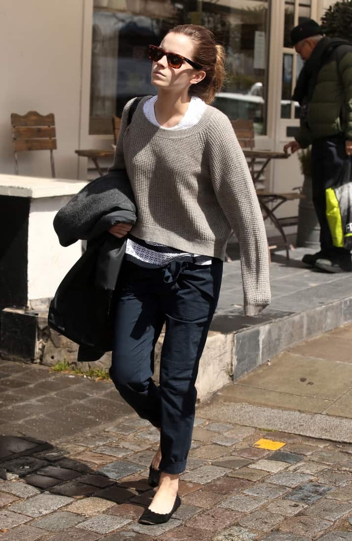 Emma Watson Masters Casual Chic Style While Running Errands in London - 1