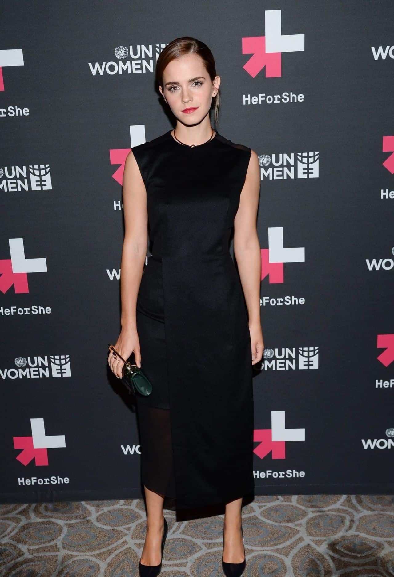 Emma Watson Stuns In Sheer Dress At UN Women's HeForShe Afterparty - 1