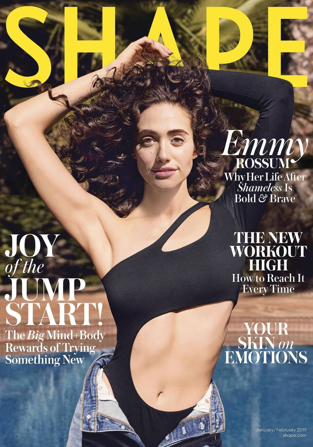 Emmy Rossum for Shape January-February 2019 - 1