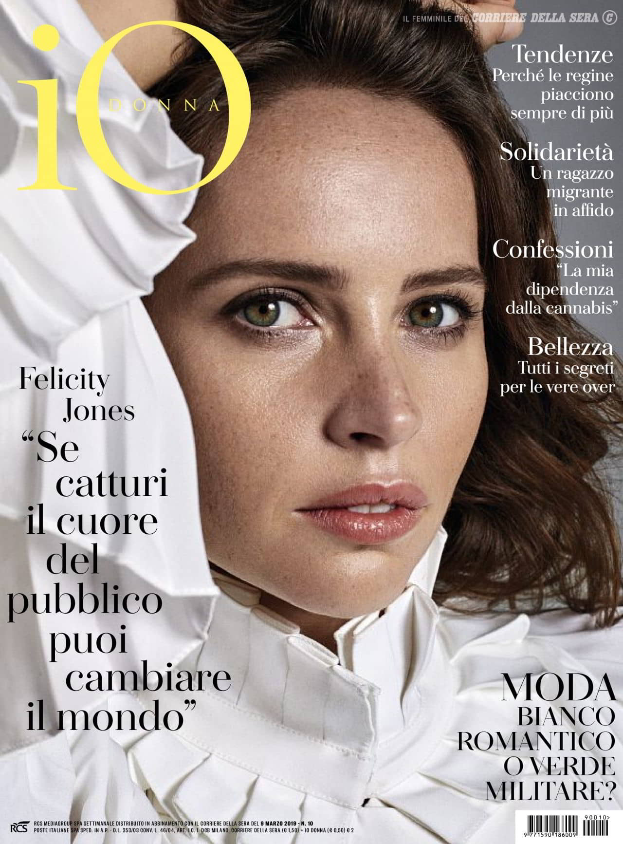 Felicity Jones for Io Donna del Corriere della Sera Magazine March 2019 - 1