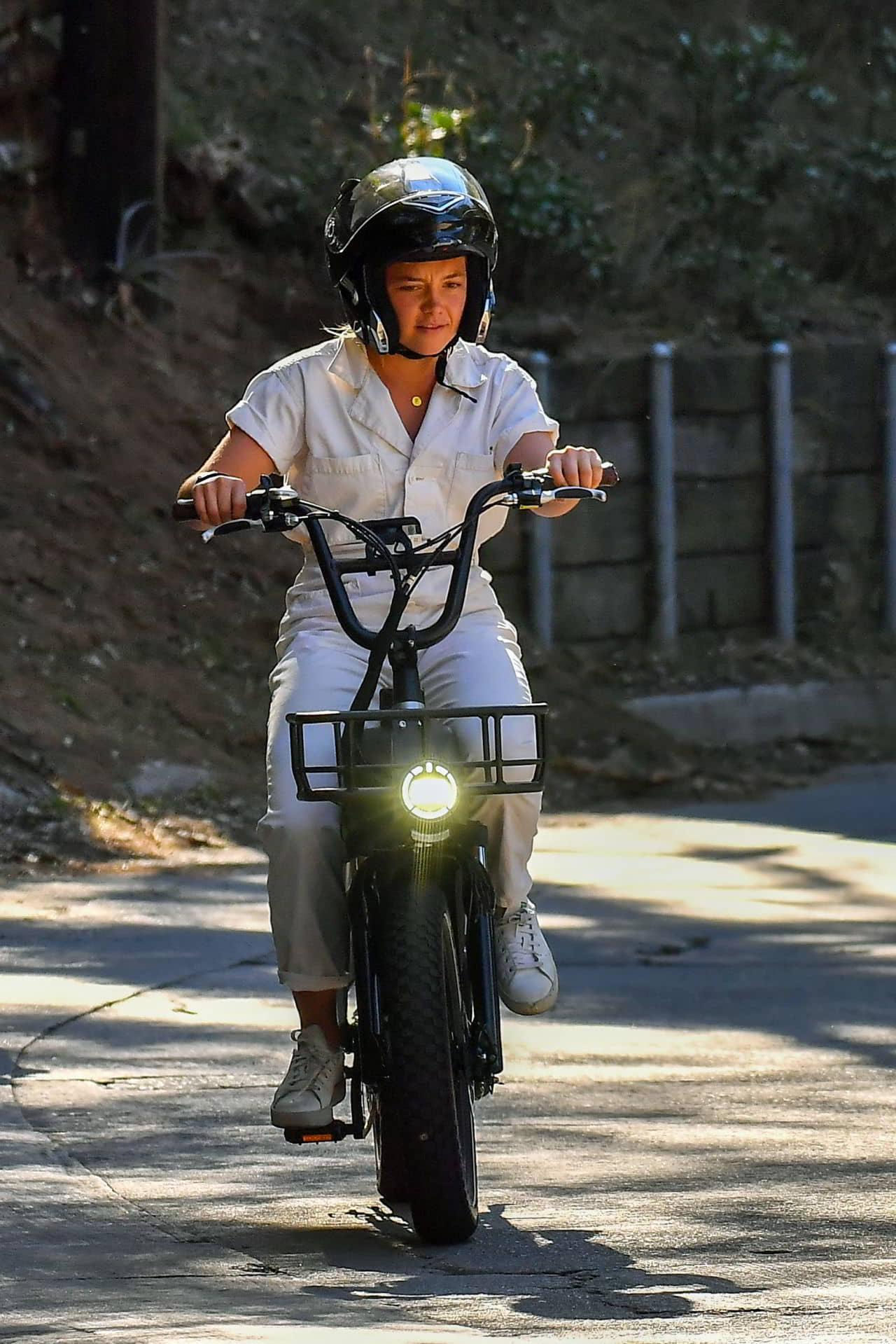 Florence Pugh Biking in LA, February 20, 2021 - 1