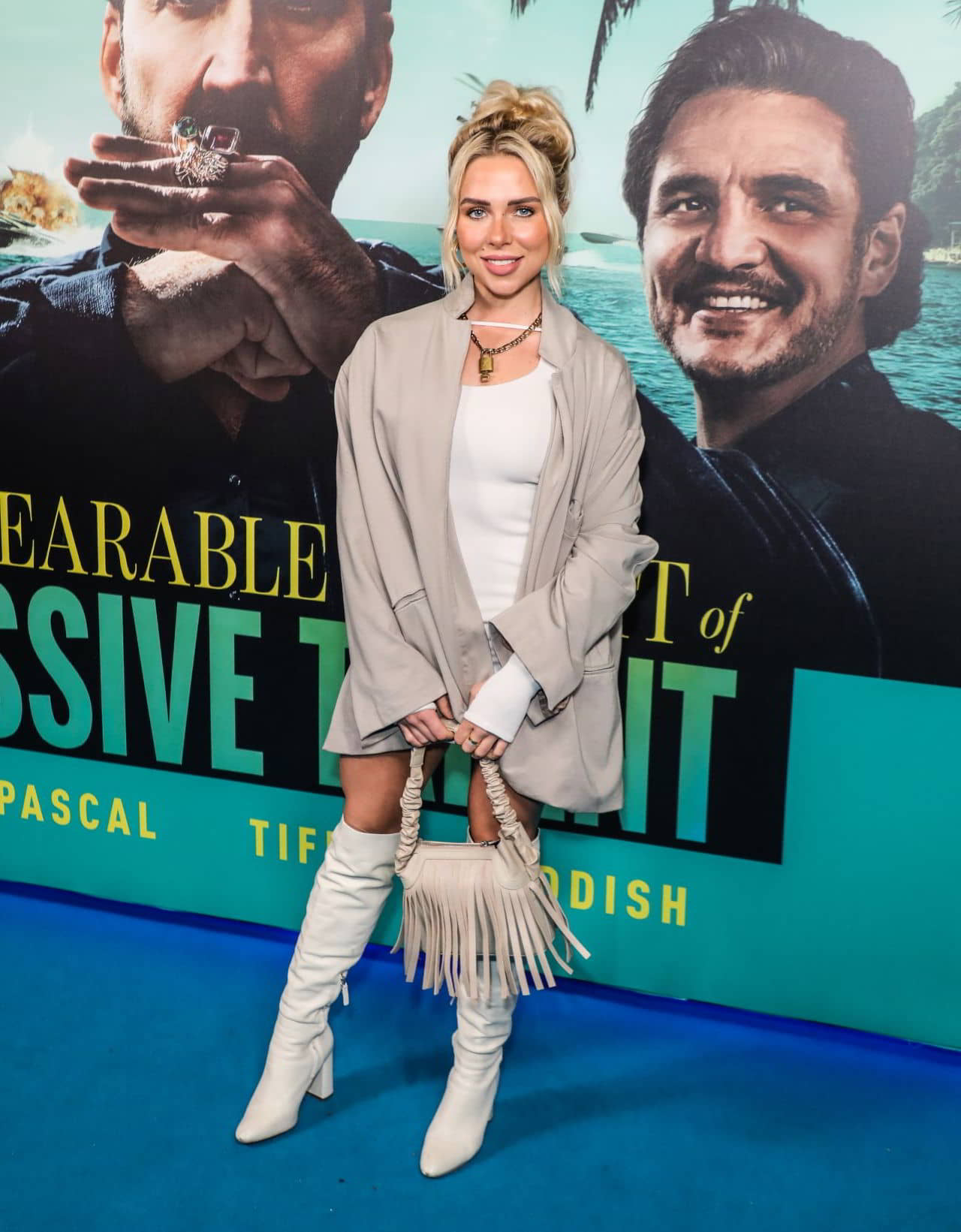 Gabrielle Allen at The Unbearable Weight of Massive Talent VIP Screening in London - 1