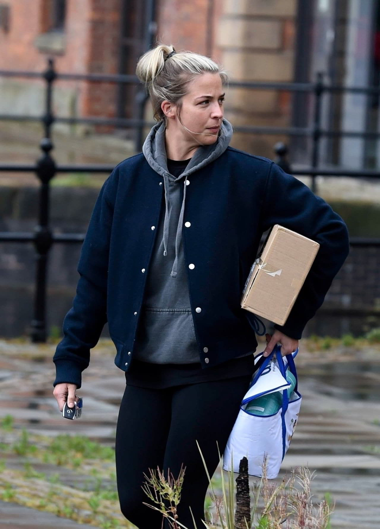 Gemma Atkinson's Radiant Look Leaving Hits Radio in Manchester - 1