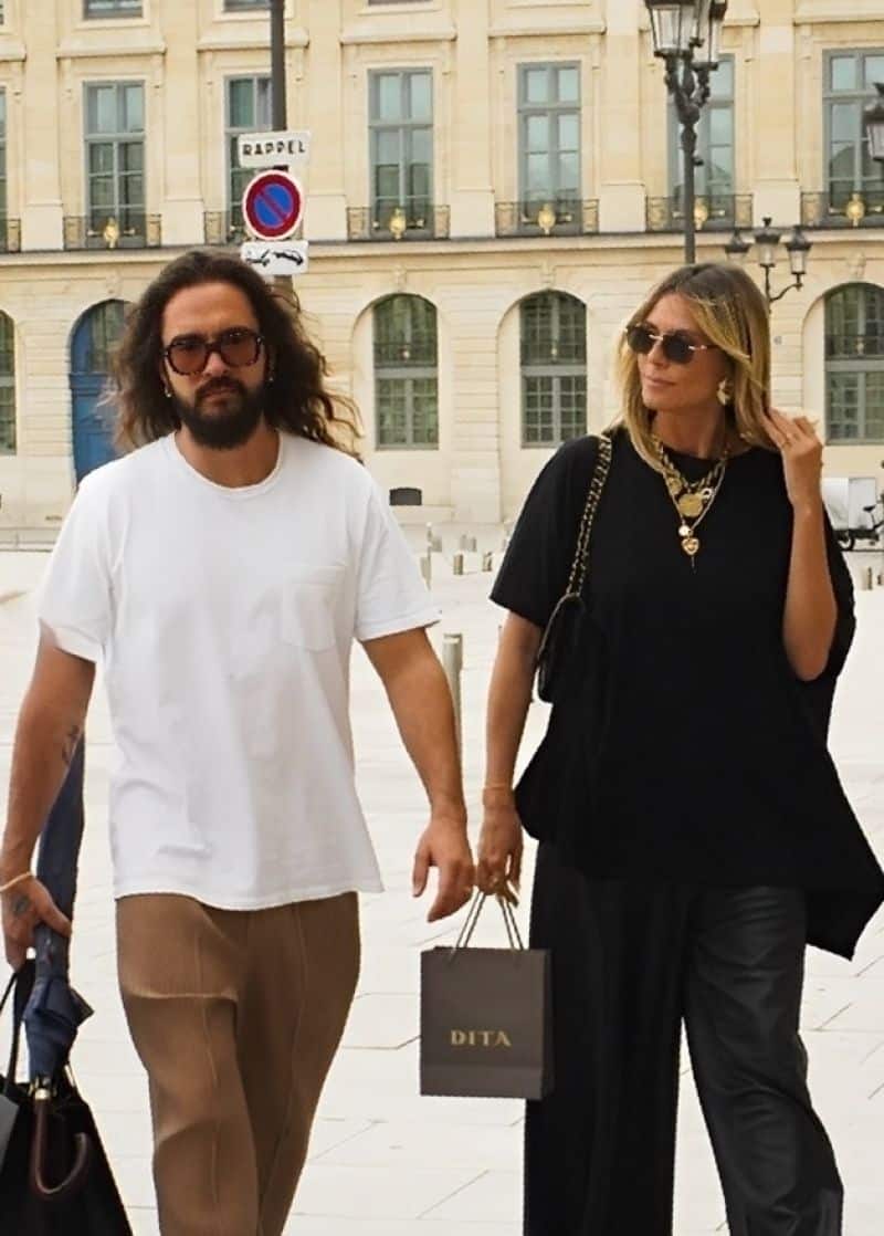 Heidi Klum and Tom Kaulitz - Arriving at Their Hotel in Paris 06-29-2024 - 1