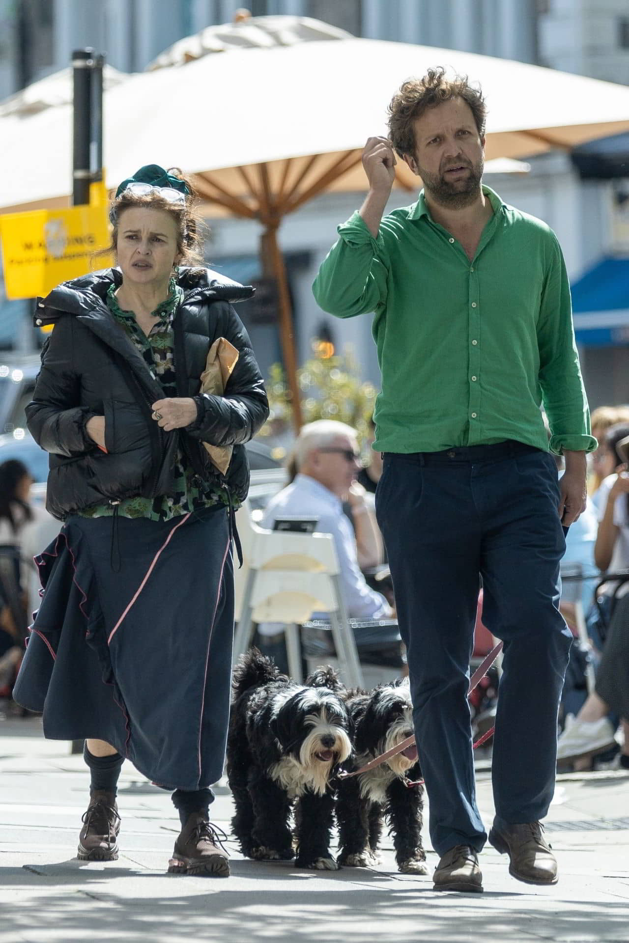 Helena Bonham Carter and Rye Dag Holmboe Stroll Through North London's Primrose Hill, May 8, 2022 - 1