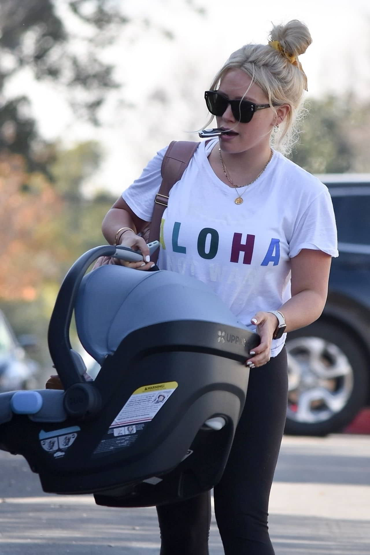 Hillary Duff in Tights, January 9, 2019 - 1