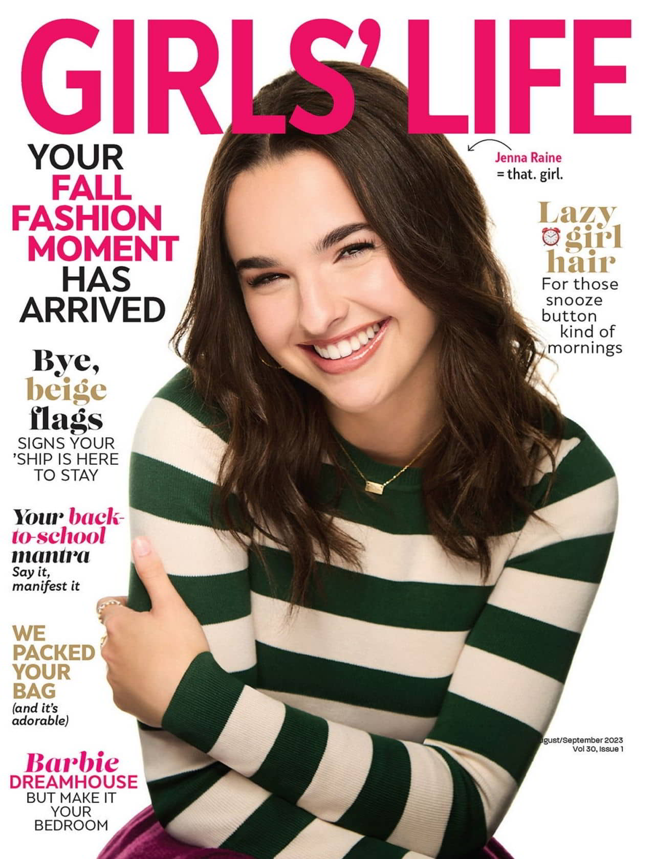 Jenna Raine for Girls’ Life Magazine August-September 2023 Issue