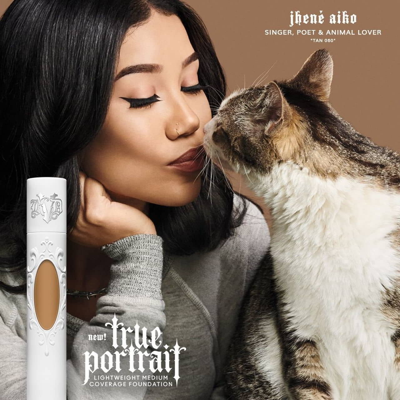 Jhene Aiko for Kat Von D Beauty Photoshoot 2019 - 1