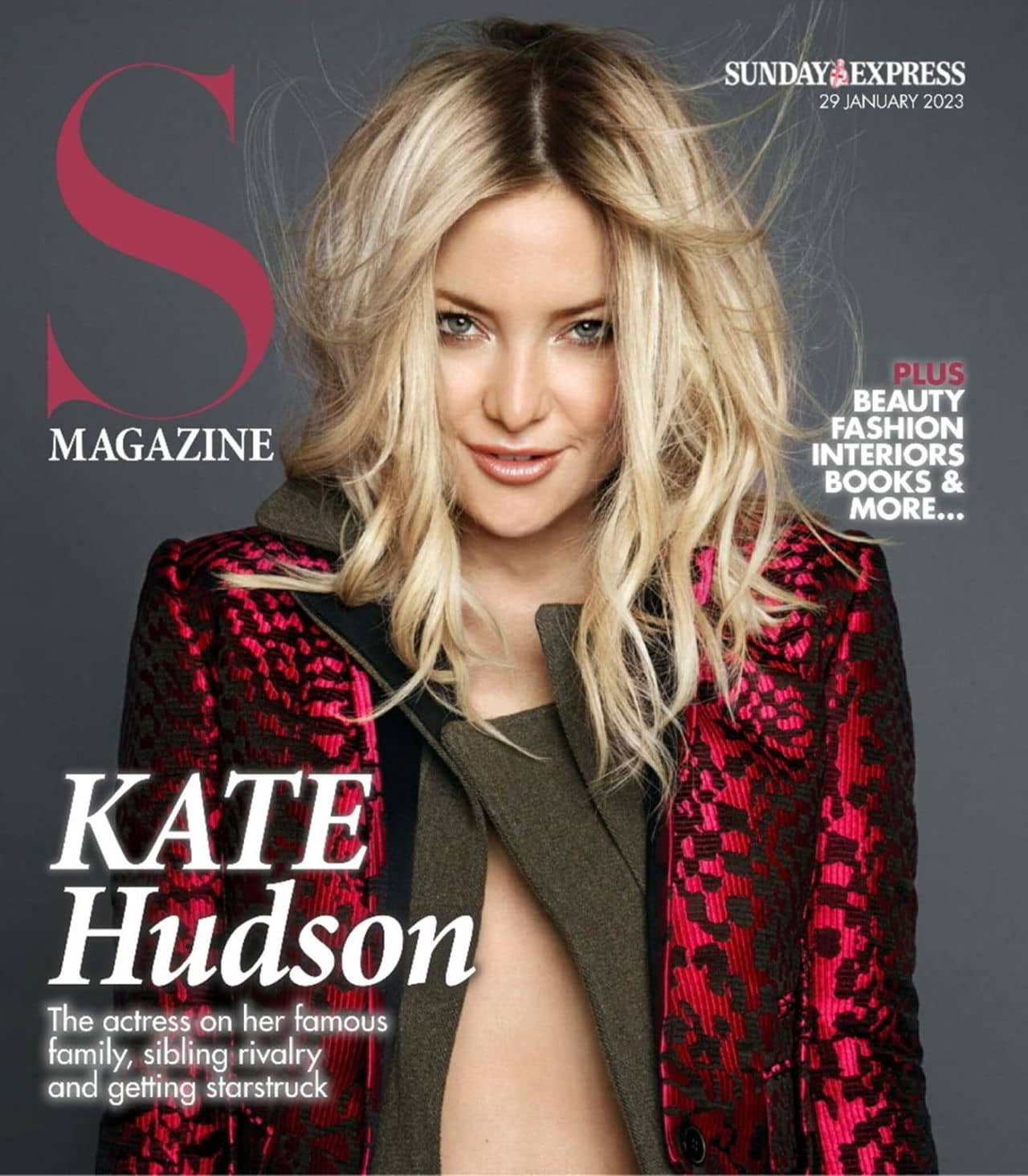 Kate Hudson for Sunday Express Magazine January 29, 2023 Issue - 1