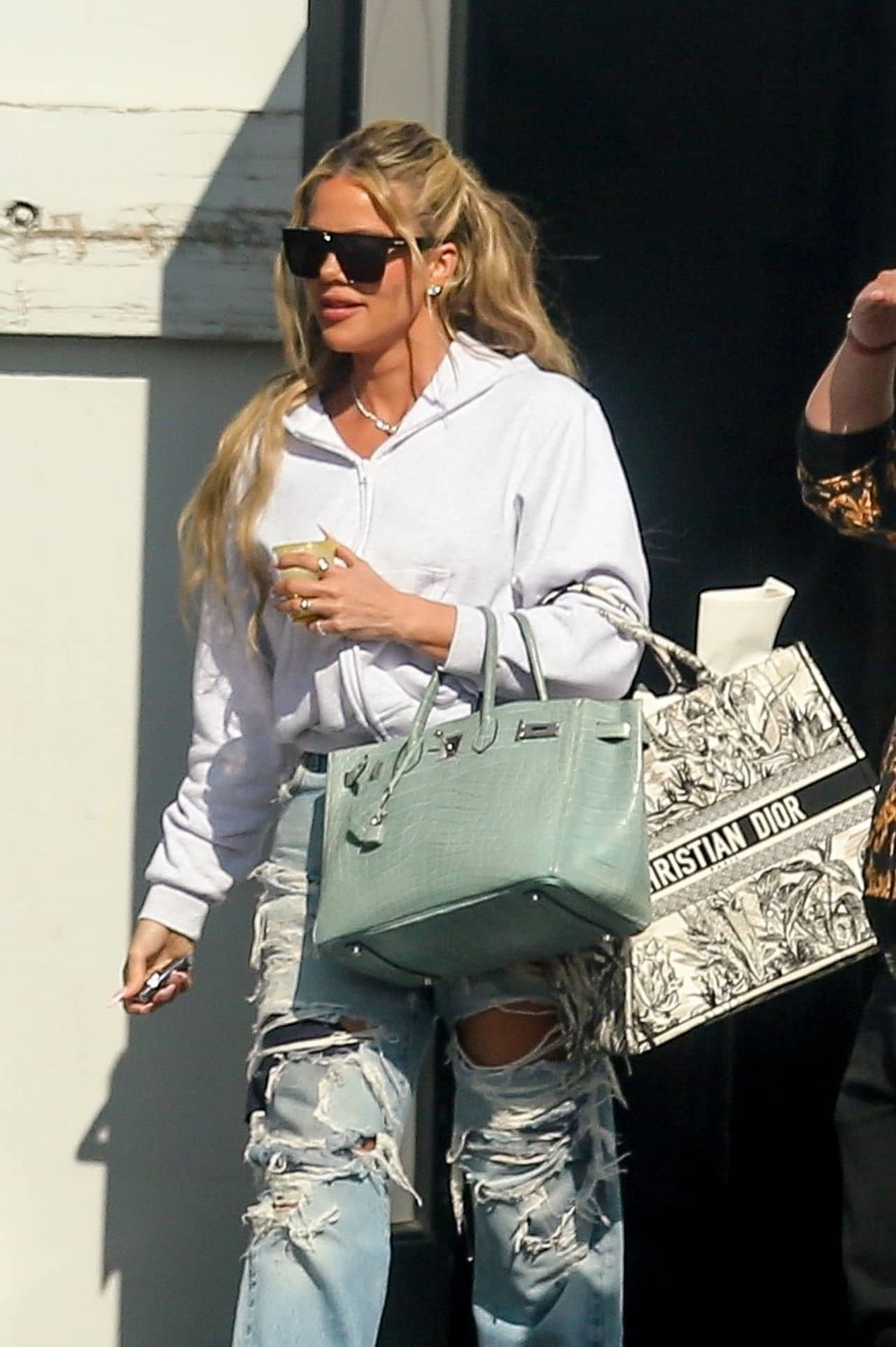 Khloe Kardashian in Ripped Jeans in Calabasas, April 12, 2023 - 1