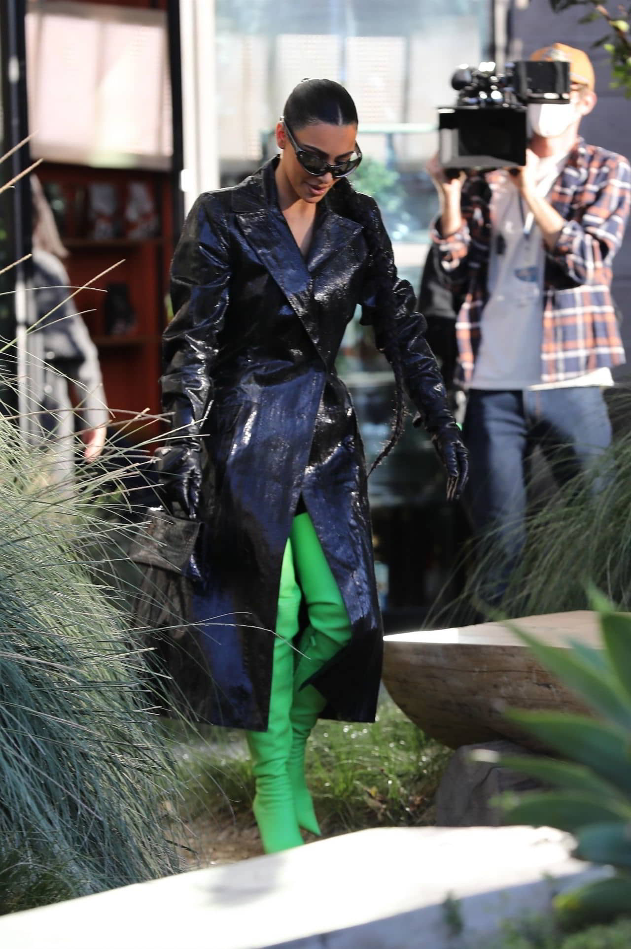 Kim Kardashian at Hot Cool Cafe in Canoga Park, January 24, 2022 - 1