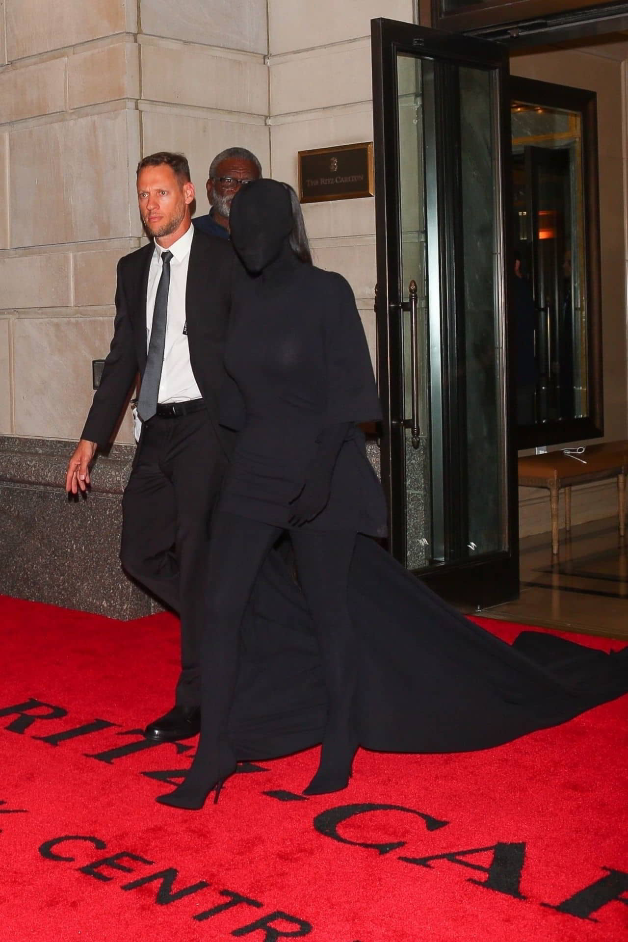 Kim Kardashian Exits The Ritz Carlton Hotel Ahead of The Met Gala in NYC, September 13, 2021 - 1