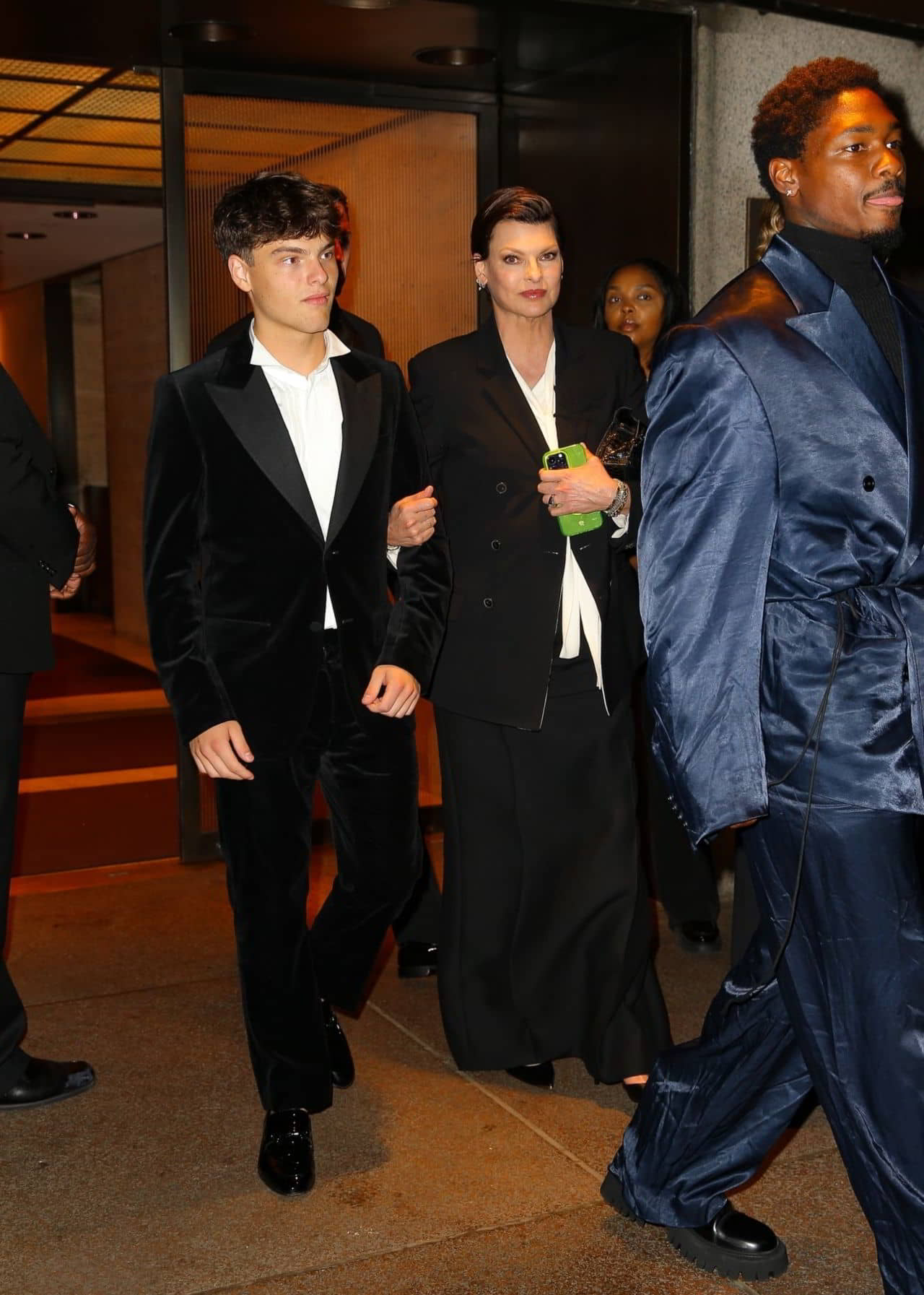 Linda Evangelista with Her Son Augustin in New York, September 12, 2023 - 1