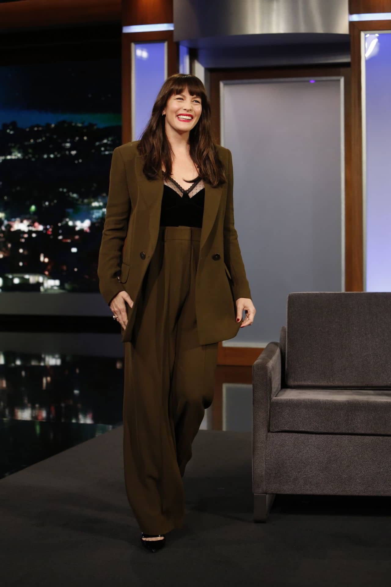 Liv Tyler at Jimmy Kimmel Live in Los Angeles, January 21, 2020 - 1