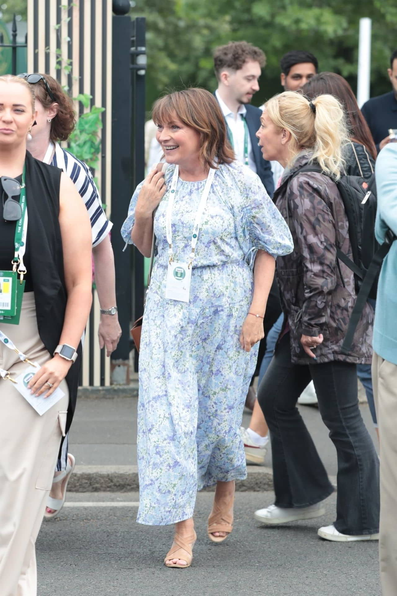 Lorraine Kelly Makes An Entrance At The 2024 Wimbledon Tennis Championships - July 1, 2024 - 1