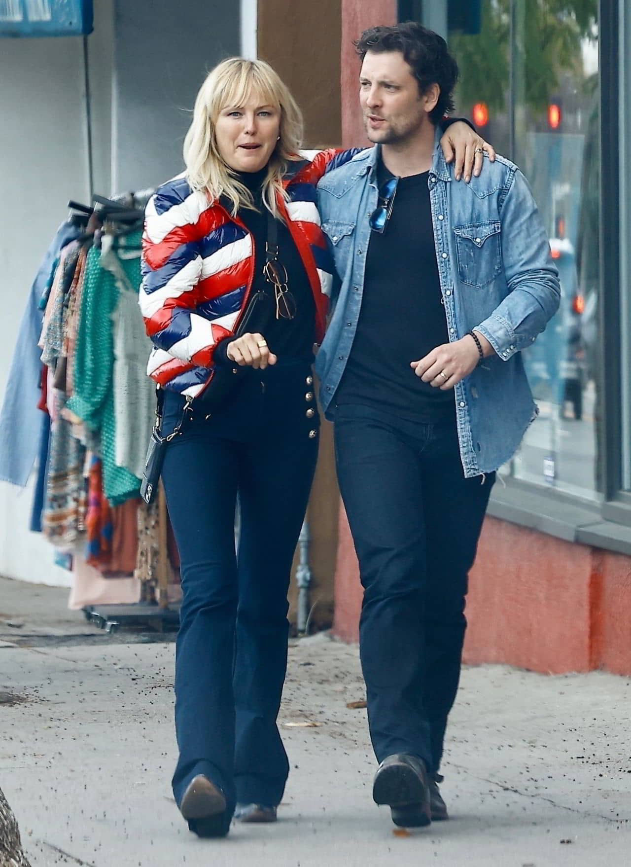 Malin Akerman and Jack Donnelly at All Time Restaurant in Los Feliz, February 23, 2023 - 1