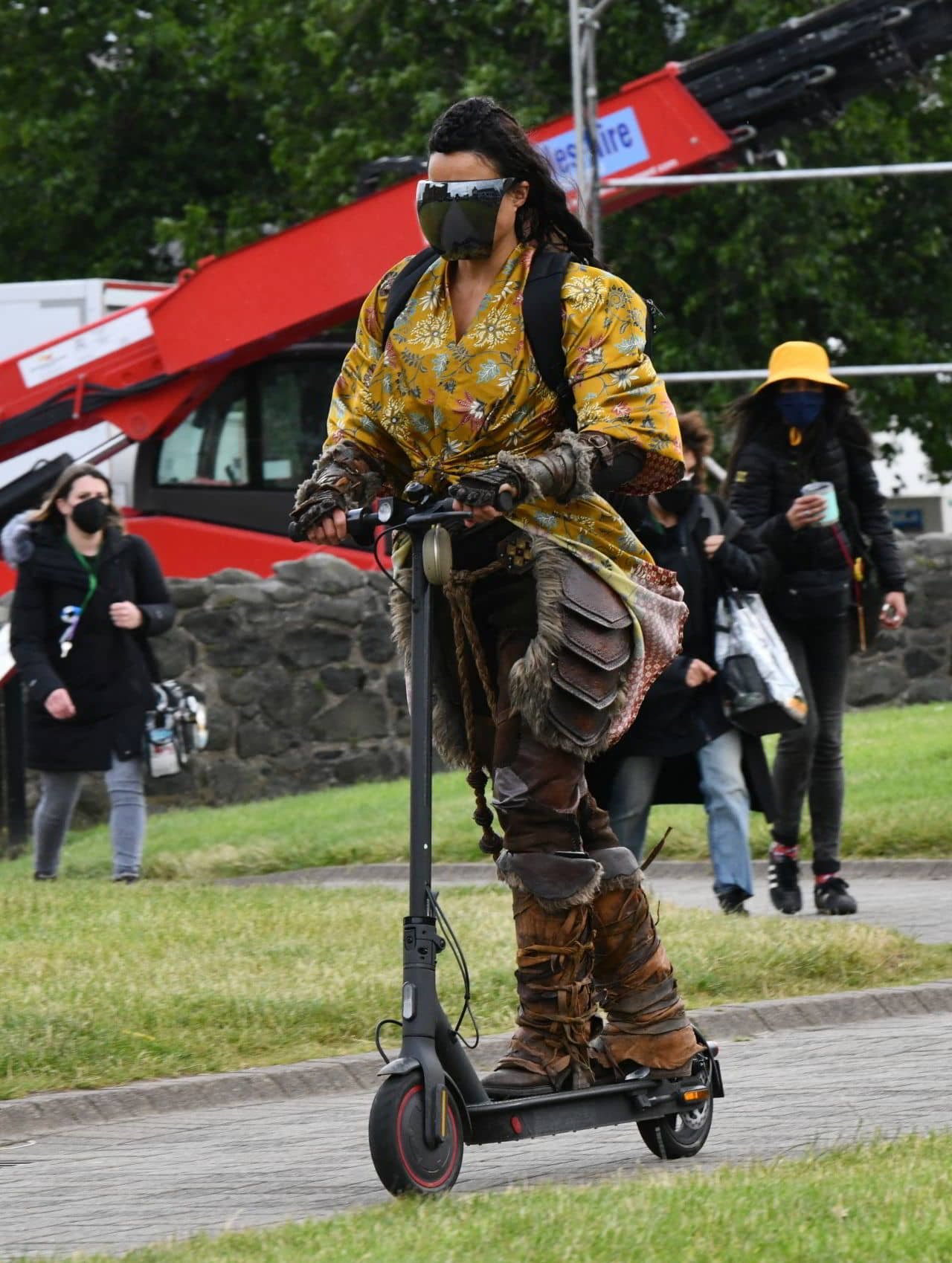 Michelle Rodriguez on Dungeons and Dragons Set at Carrickfergus Castle in Ireland, June 26, 2021 - 1