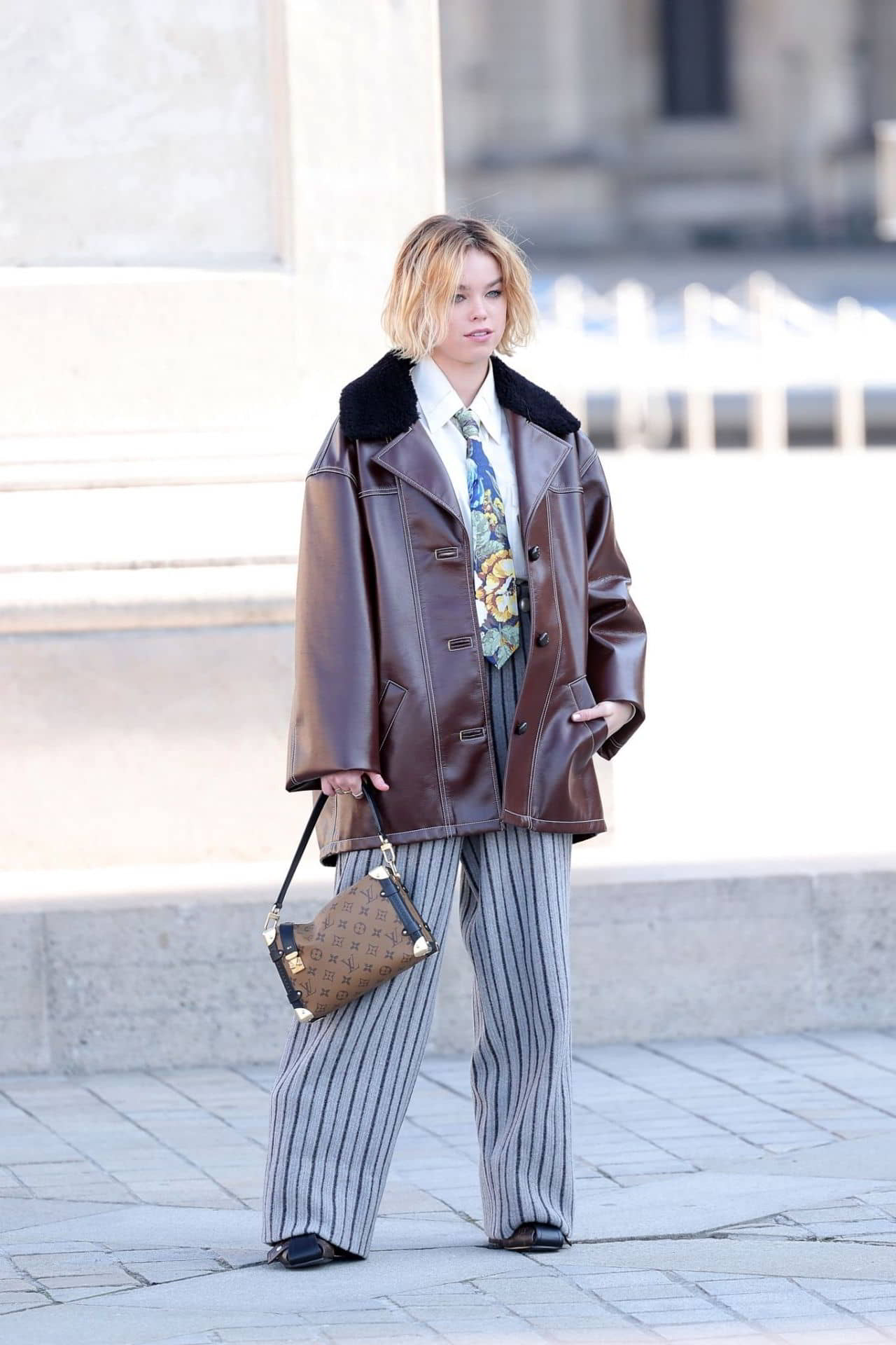 Milly Alcock at Louis Vuitton Show in Paris, October 4, 2022 - 1