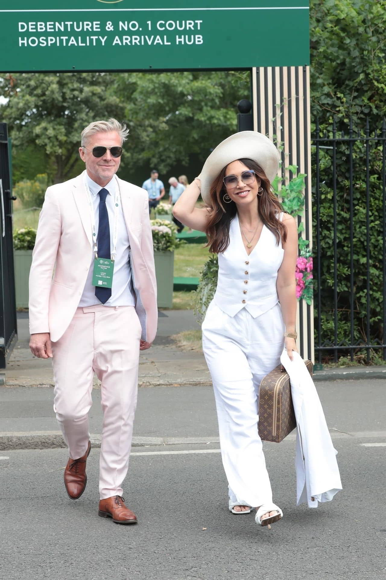 Myleene Klass Arrives For The 2024 Wimbledon Tennis Championships - July 1, 2024 - 1