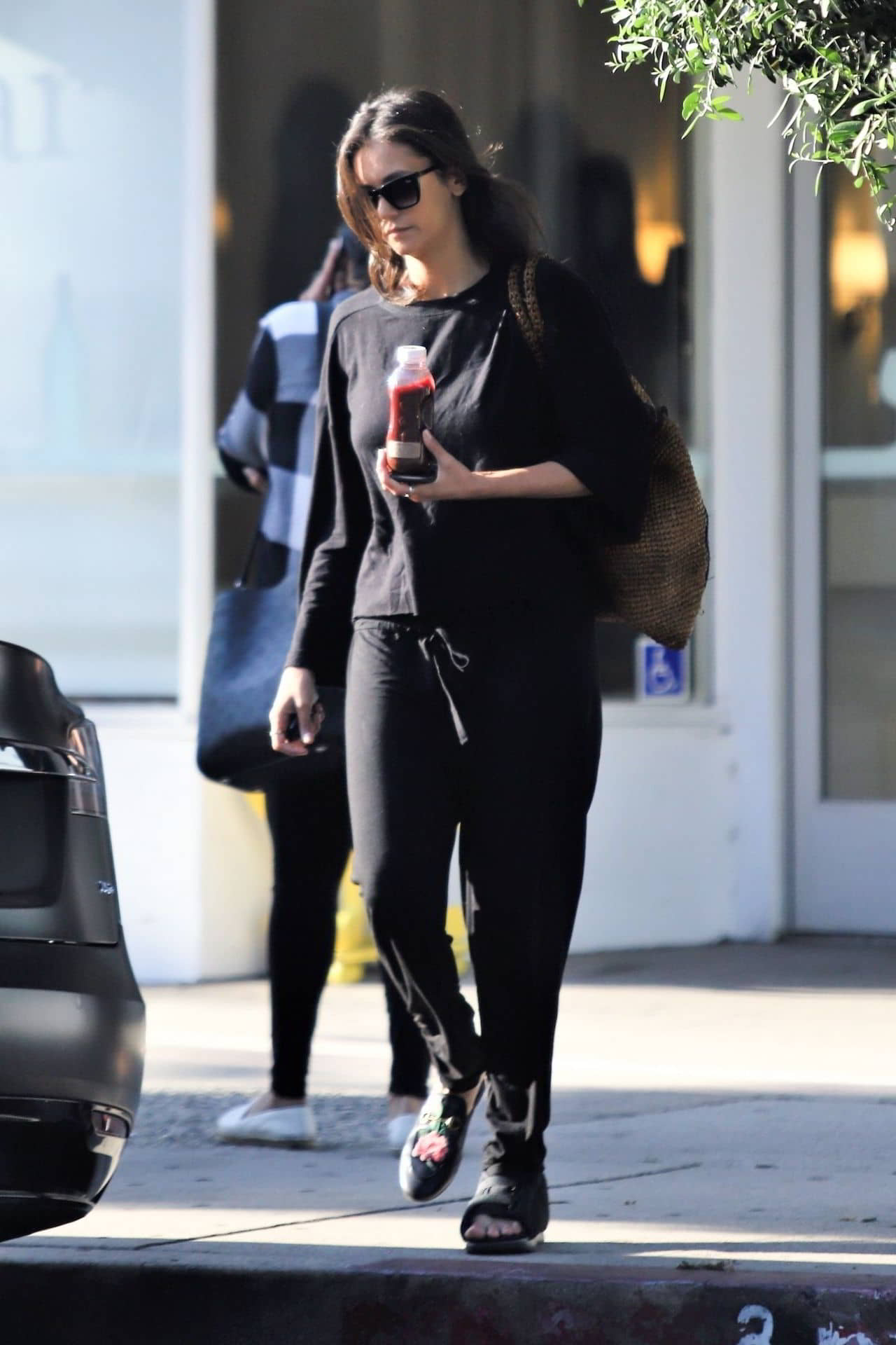 Nina Dobrev at A Hair Salon in West Hollywood, September 3, 2019 - 1