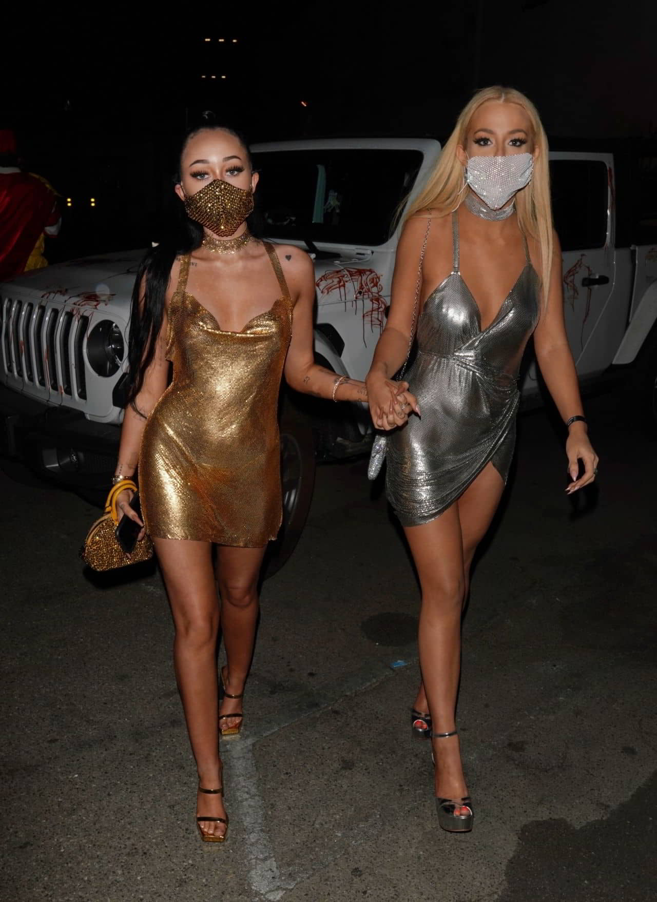 Noah Cyrus and Tana Mongeau Halloween in Hollywood, October 31, 2020 - 1