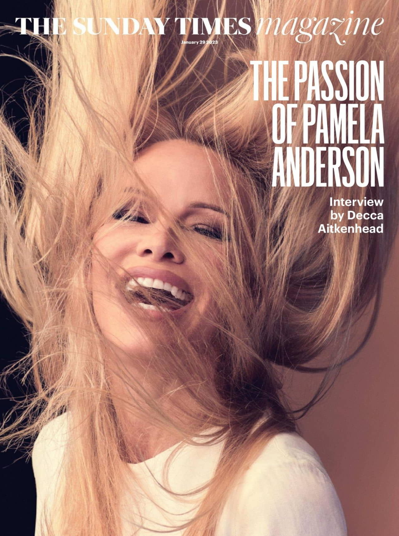 Pamela Anderson for The Sunday Times Magazine January 29, 2023 Issue - 1