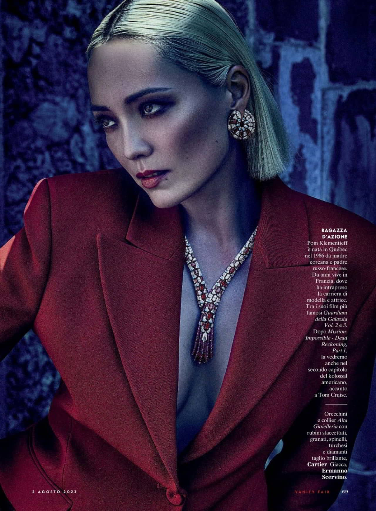 Pom Klementieff for Vanity Fair Italy August 2023 Photos - 1