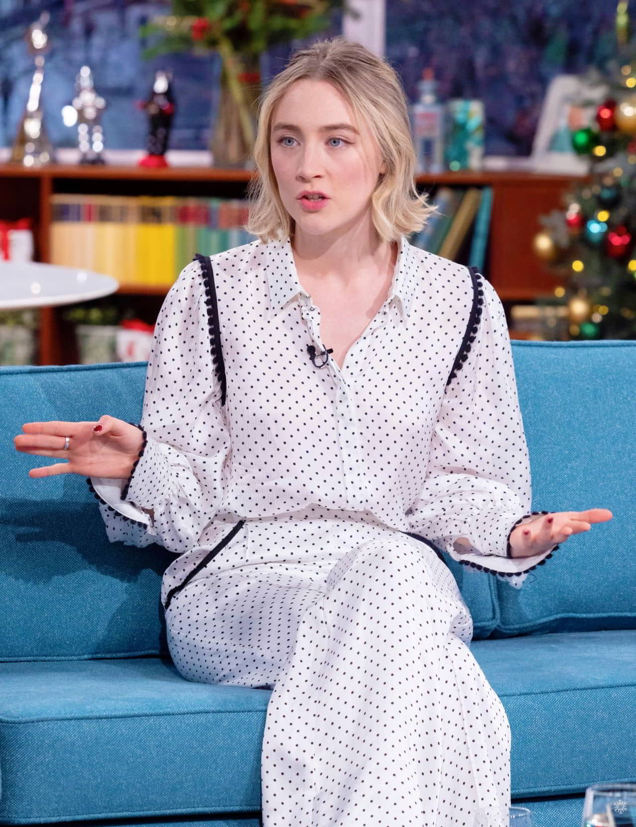 Saoirse Ronan at Zoe Ball Breakfast Show in London, December 17, 2019 - 1